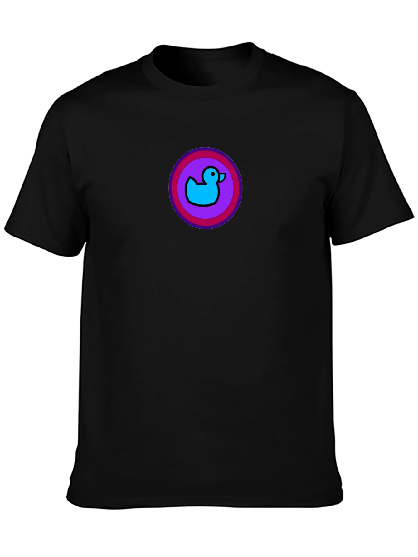 Duck Icon Graphic Tee - Black