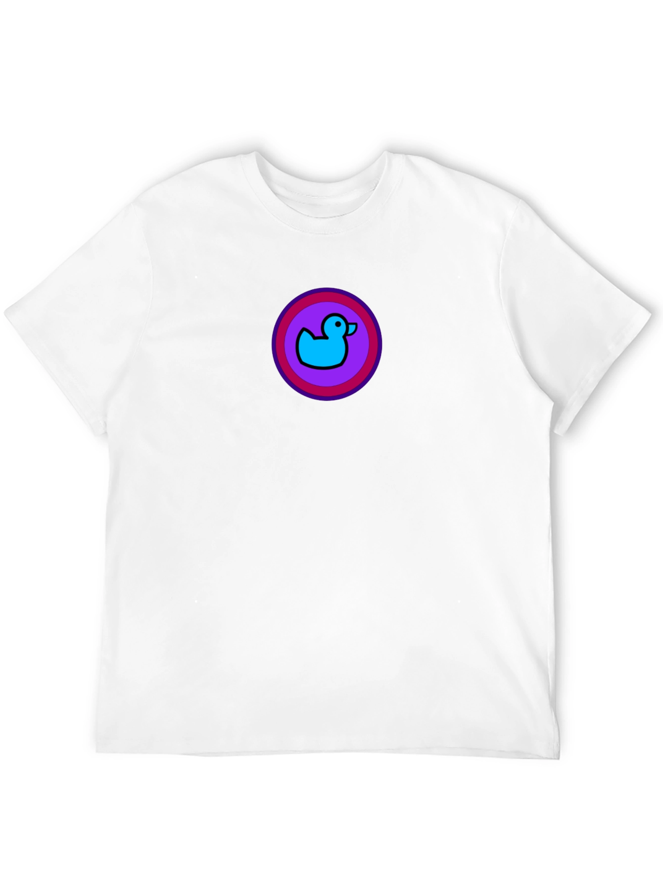 Duck Icon Graphic Tee - Black