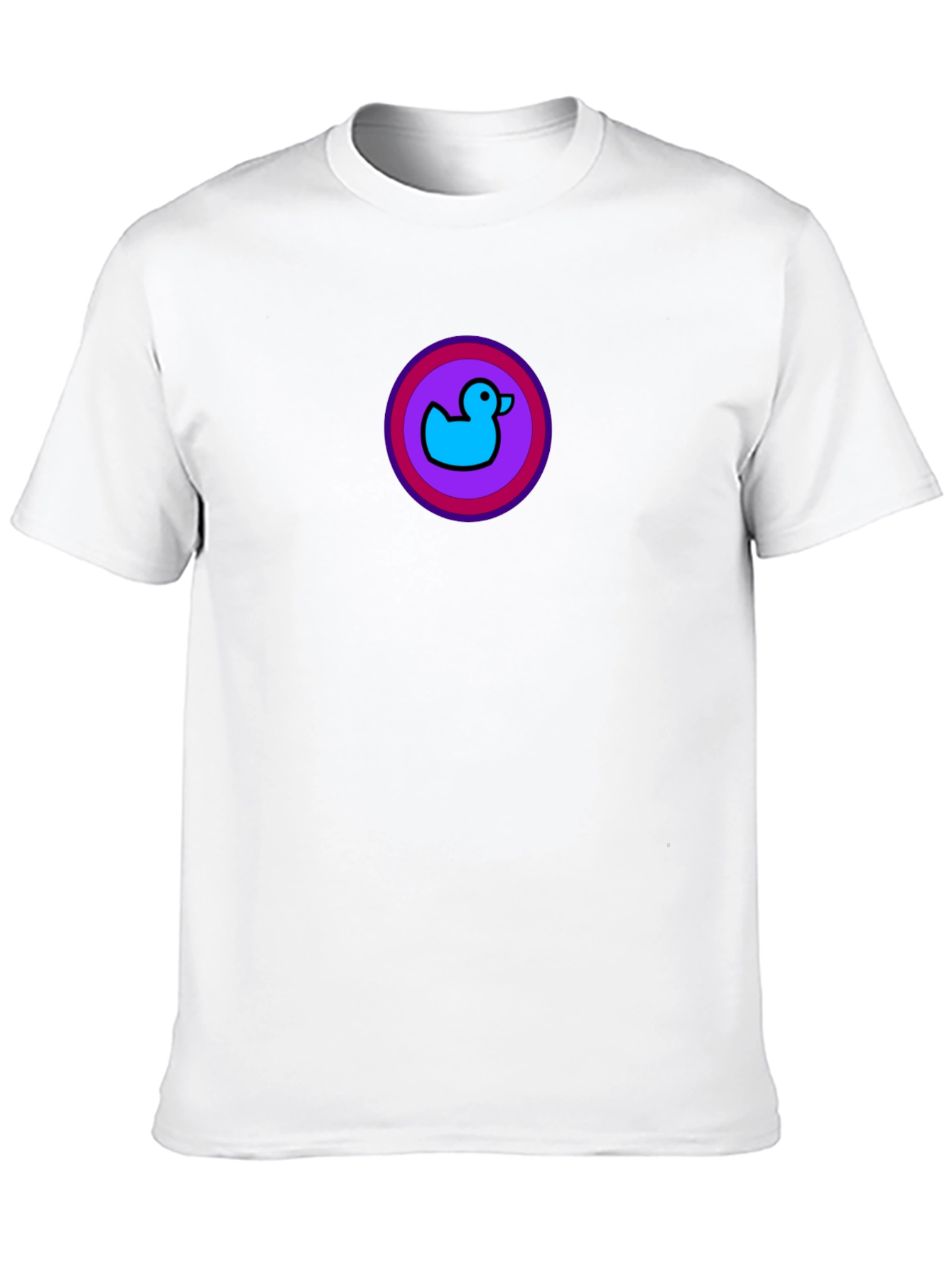 Duck Icon Graphic Tee - Black