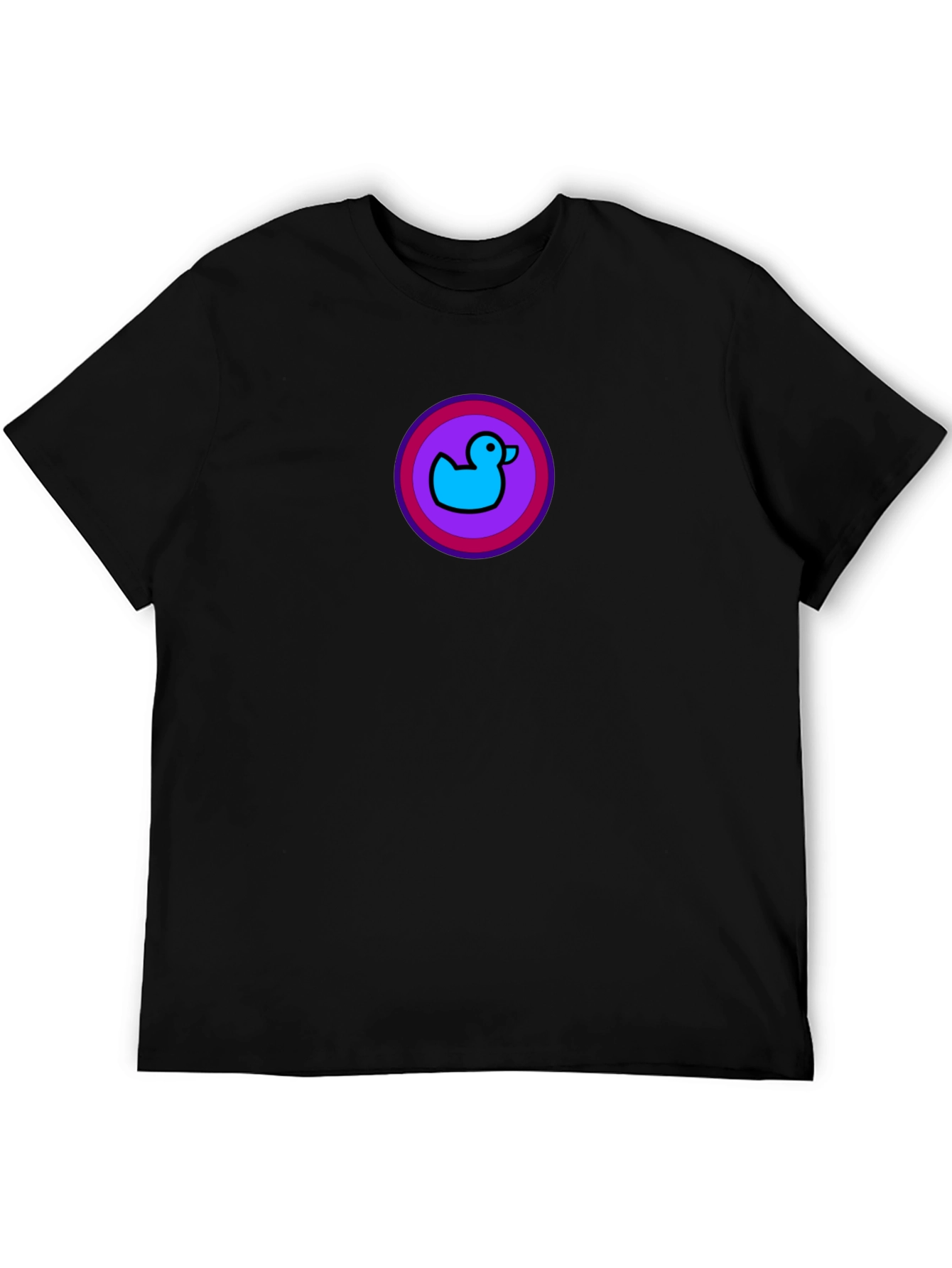 Duck Icon Graphic Tee - Black