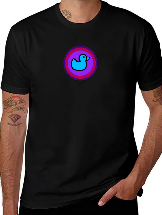 Duck Icon Graphic Tee - Black
