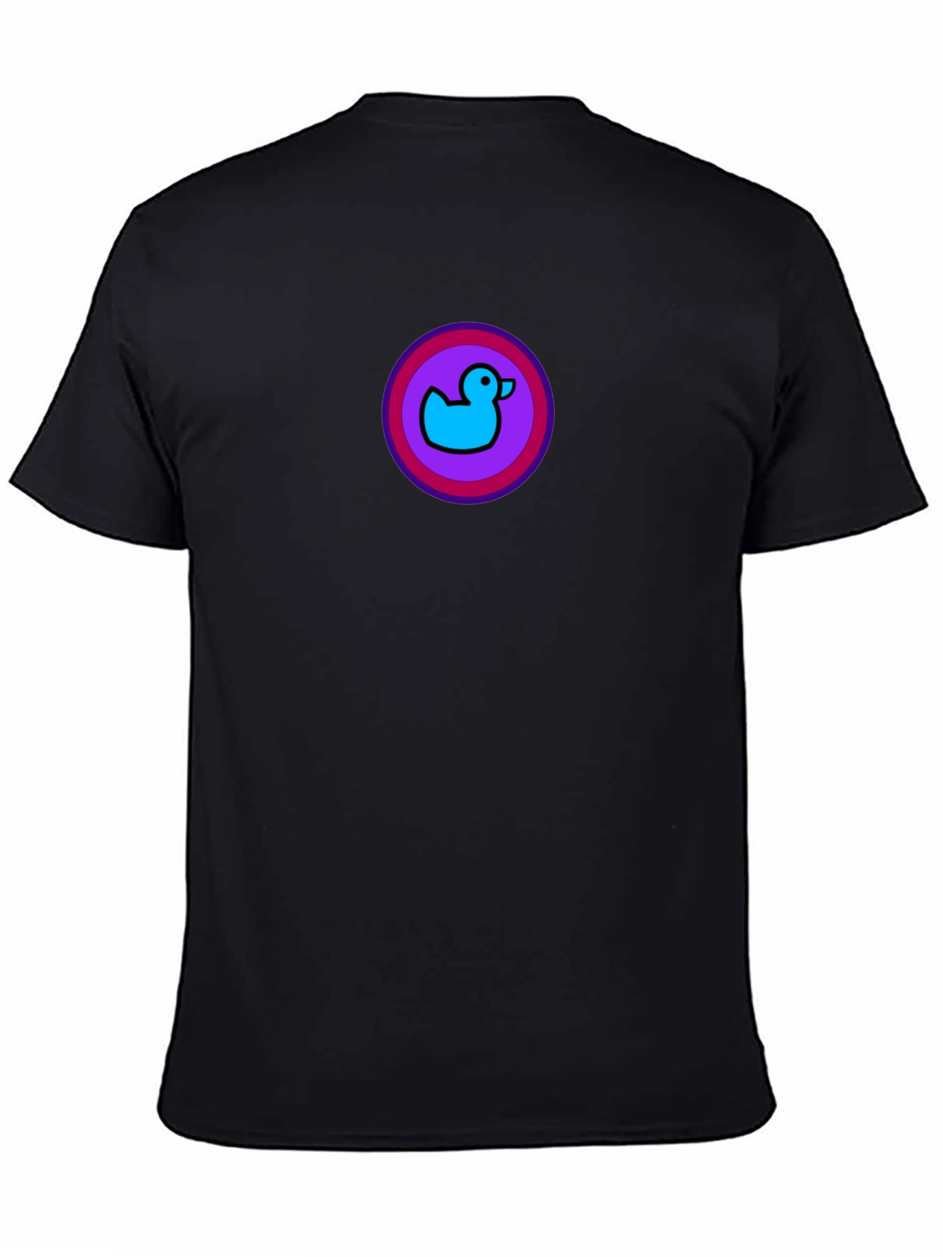 Duck Icon Graphic Tee - Black