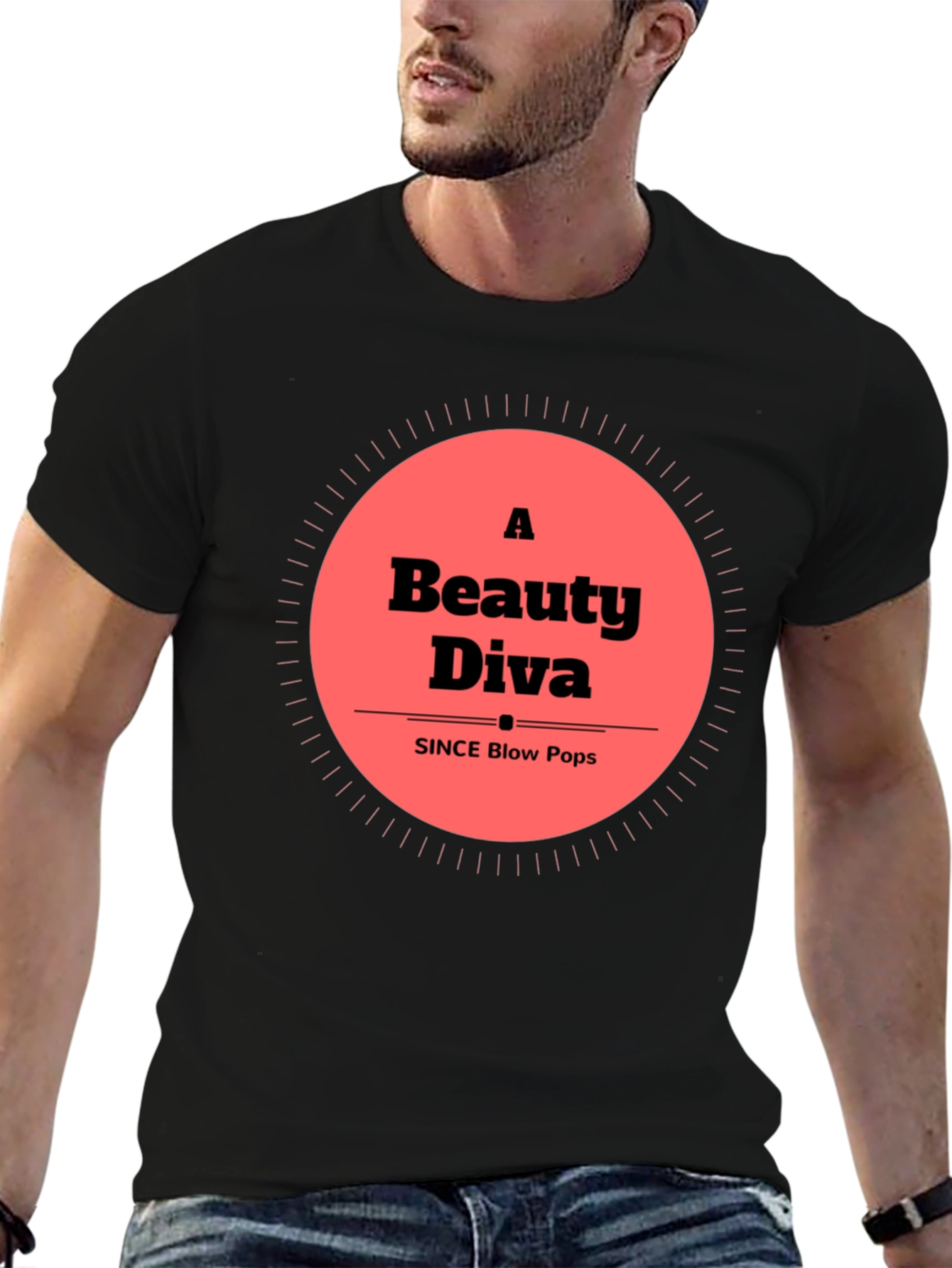 Beauty Diva Black T-Shirt