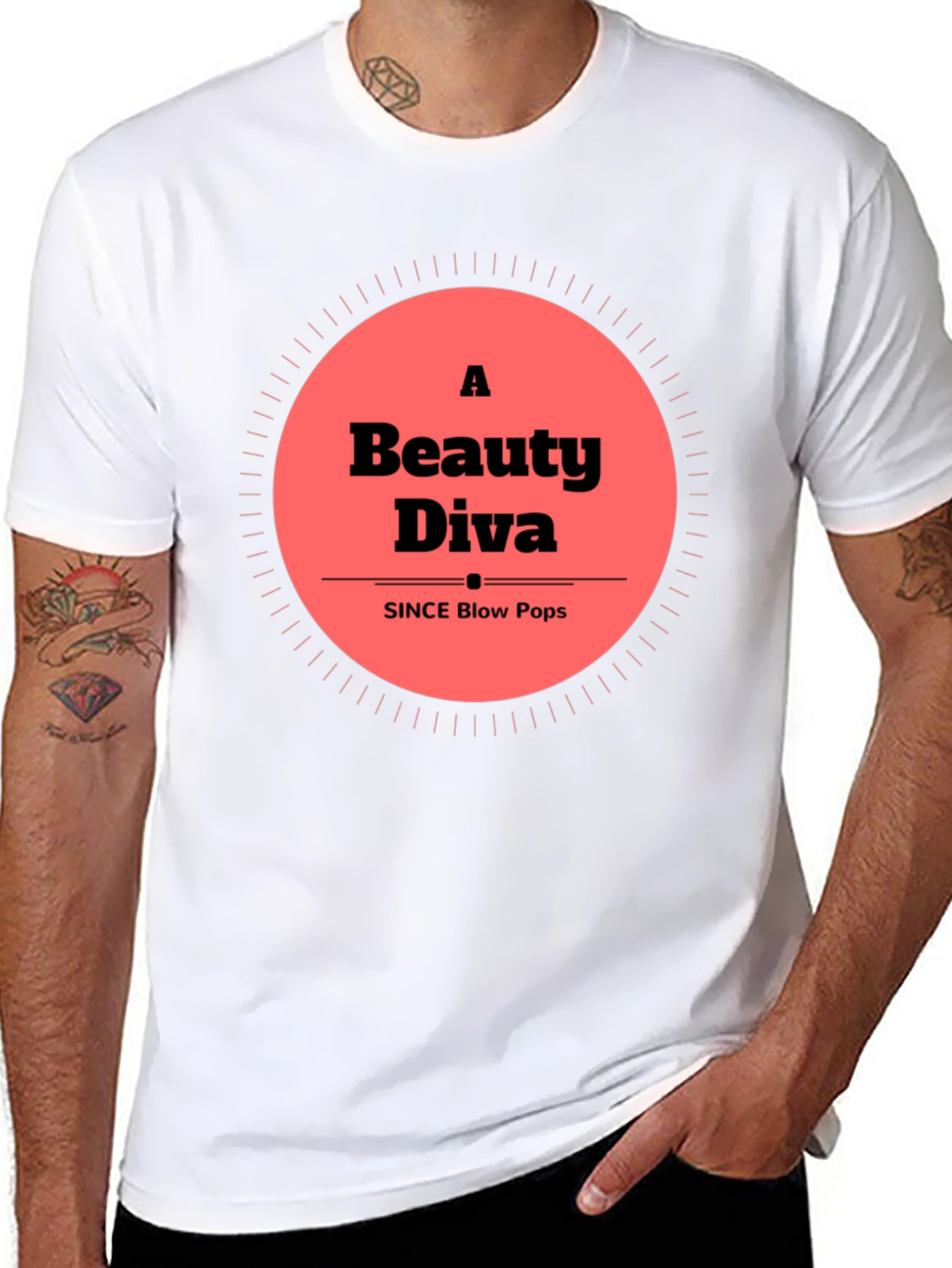 Beauty Diva Black T-Shirt