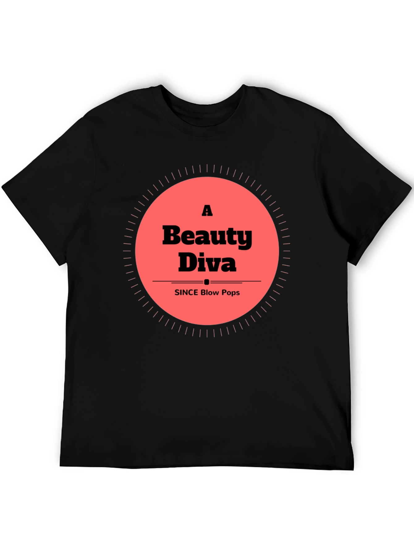 Beauty Diva Black T-Shirt