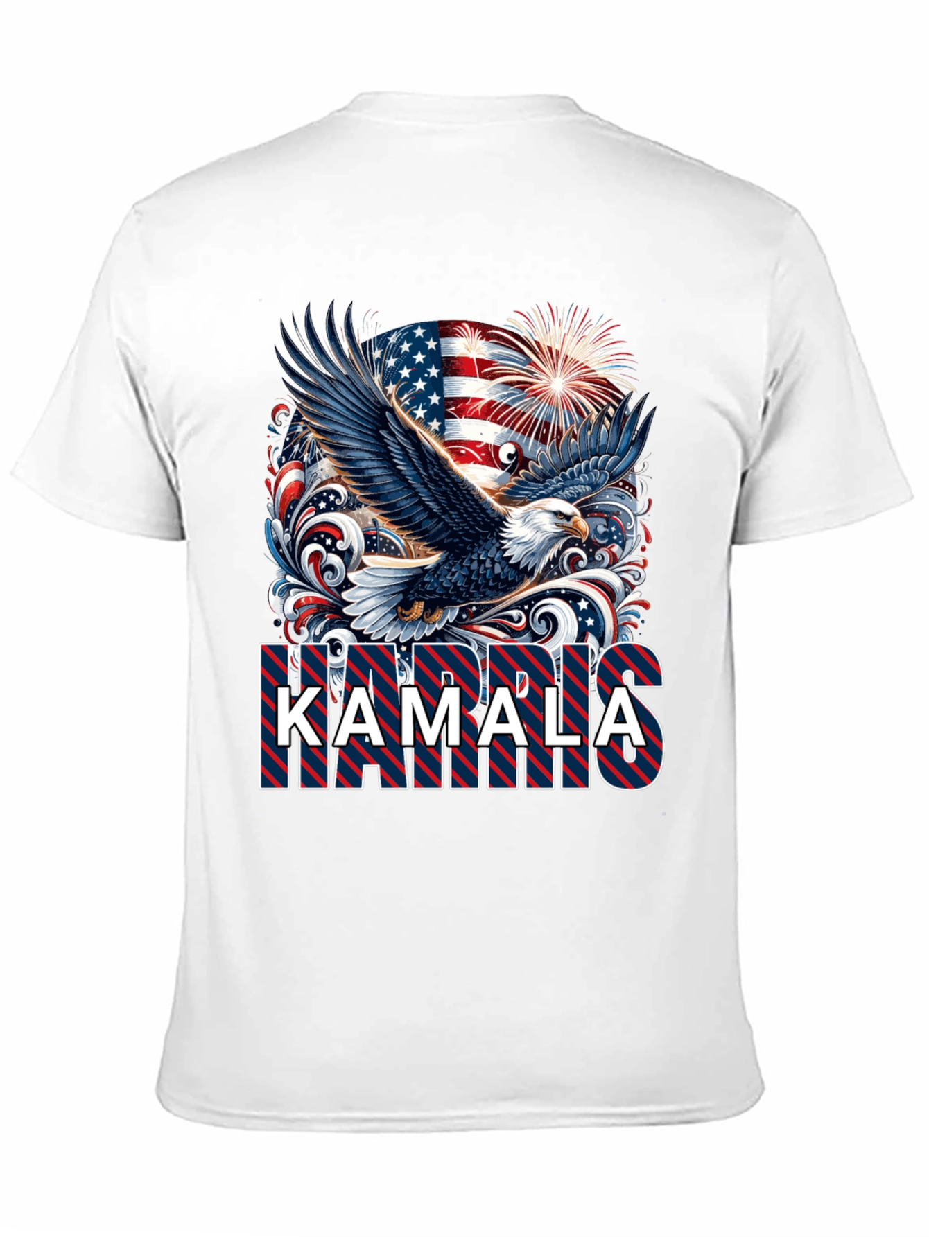 Kamala Harris Patriotic Eagle T-Shirt