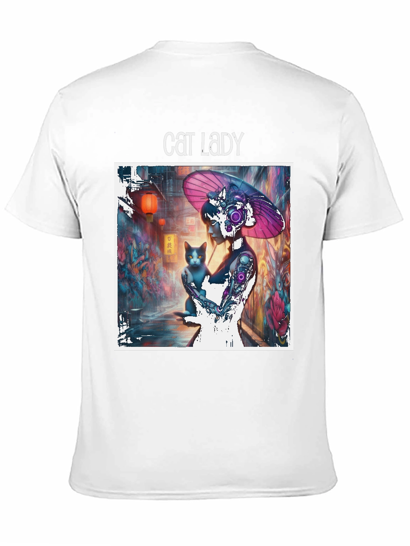 Cat Lady Graphic T-Shirt