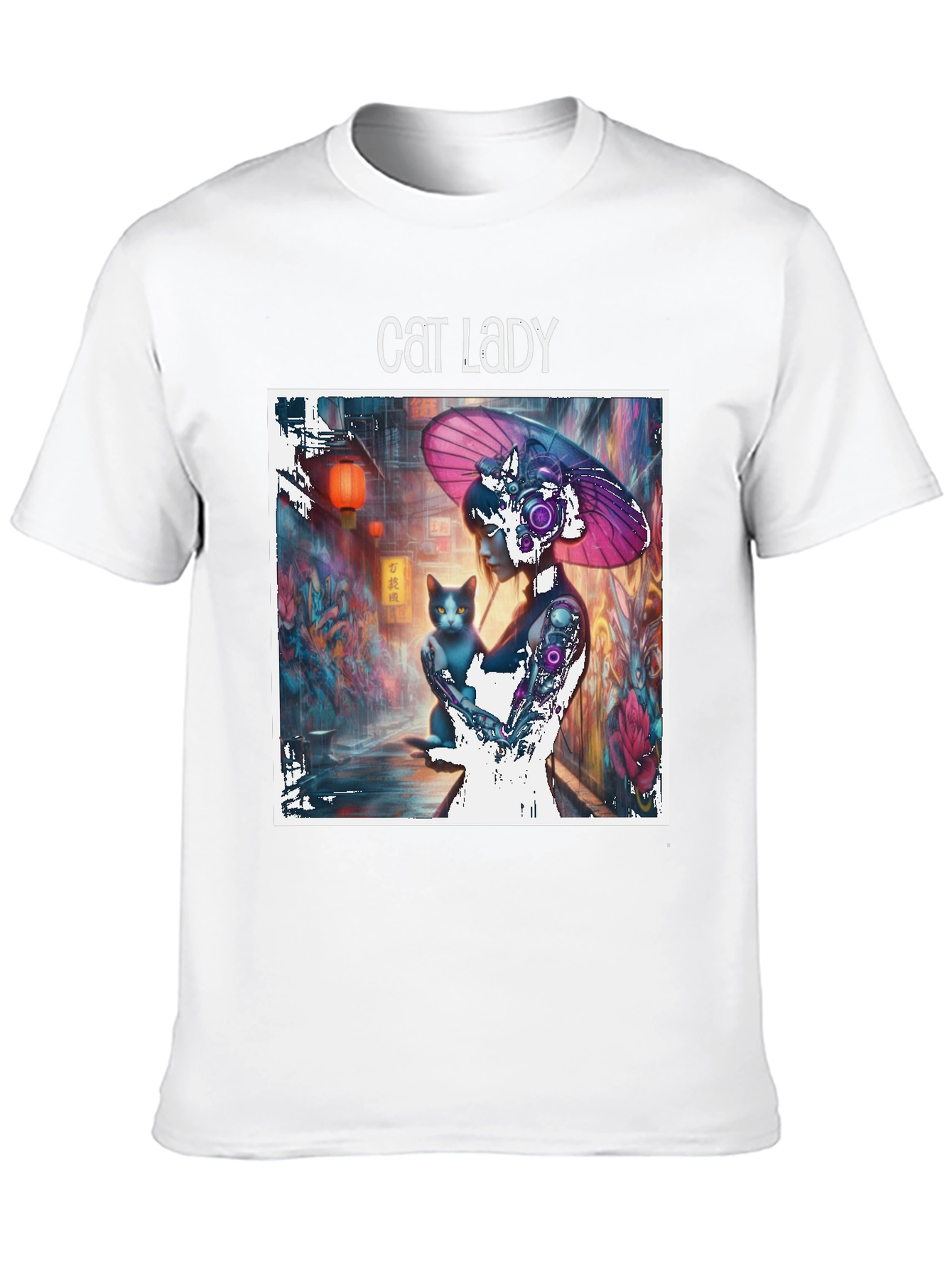 Cat Lady Graphic T-Shirt