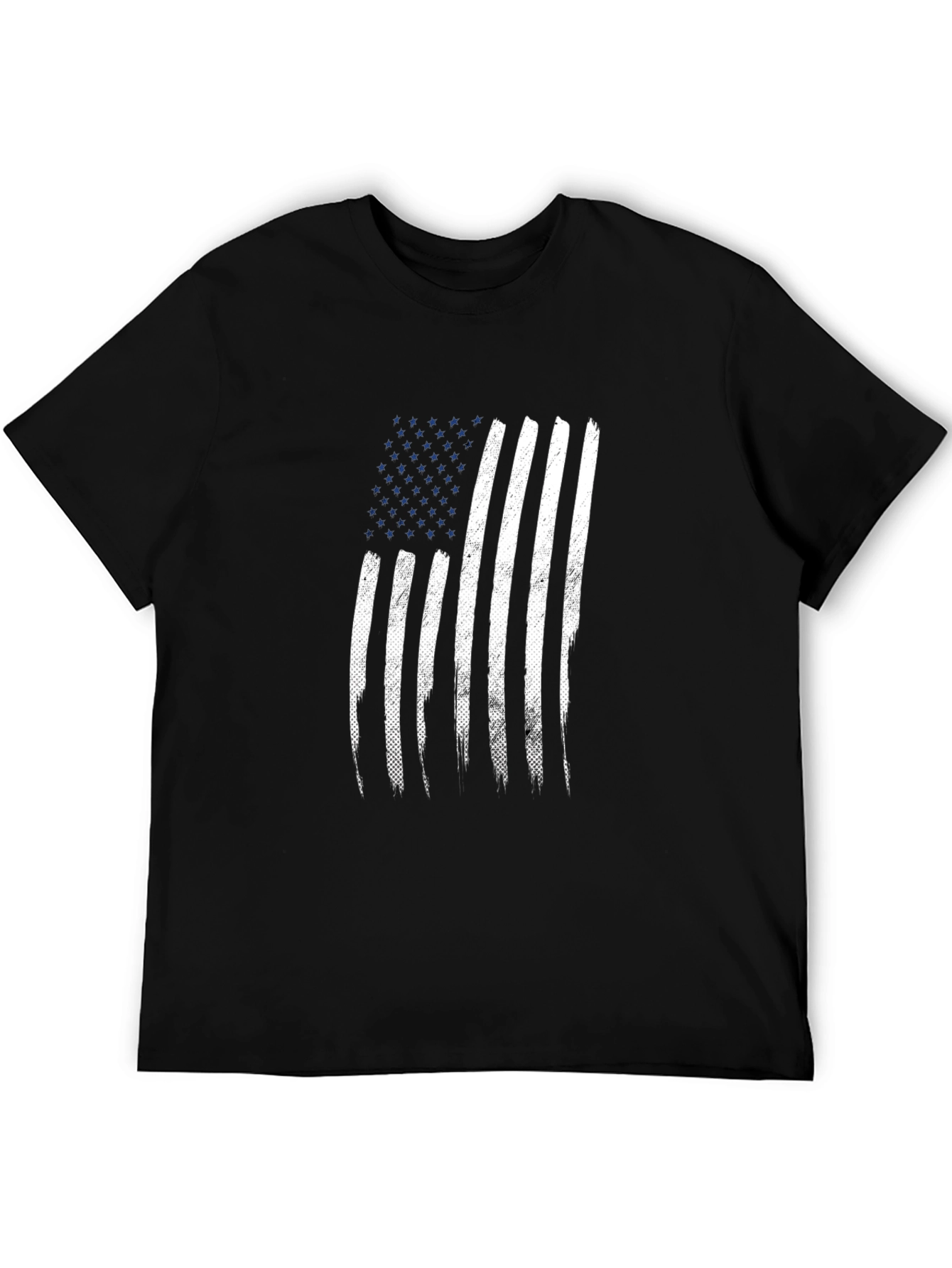 Distressed American Flag Graphic T-Shirt