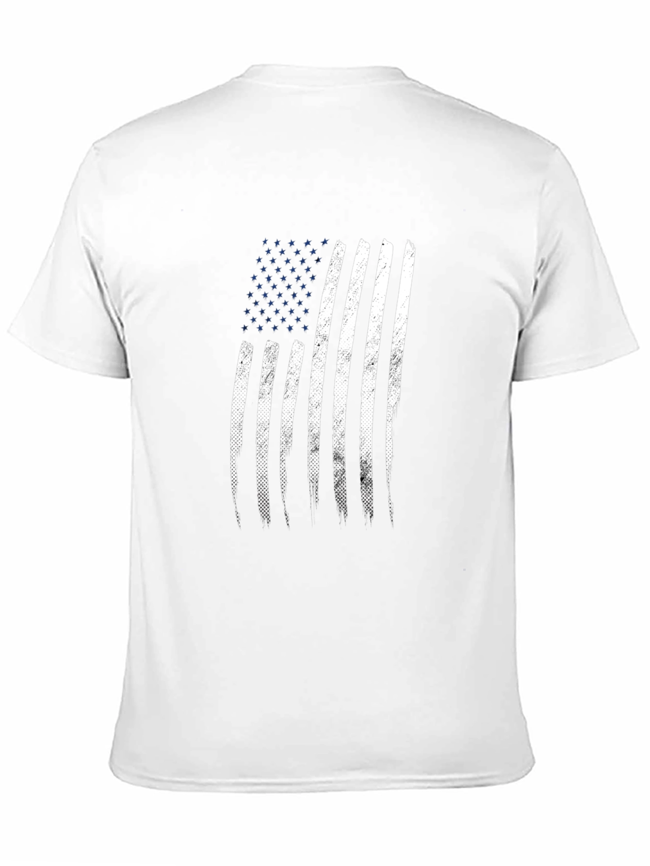Distressed American Flag Graphic T-Shirt