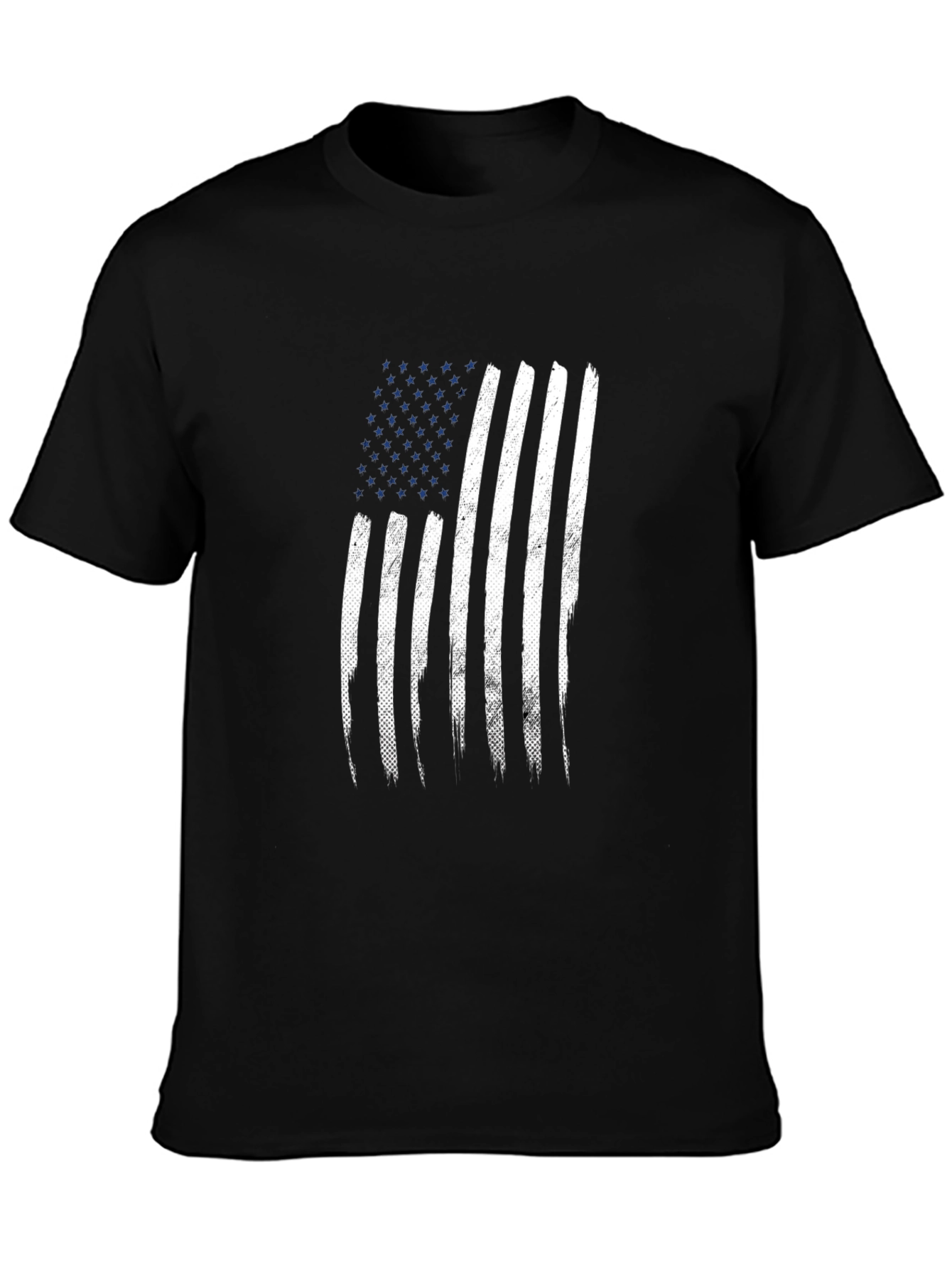 Distressed American Flag Graphic T-Shirt