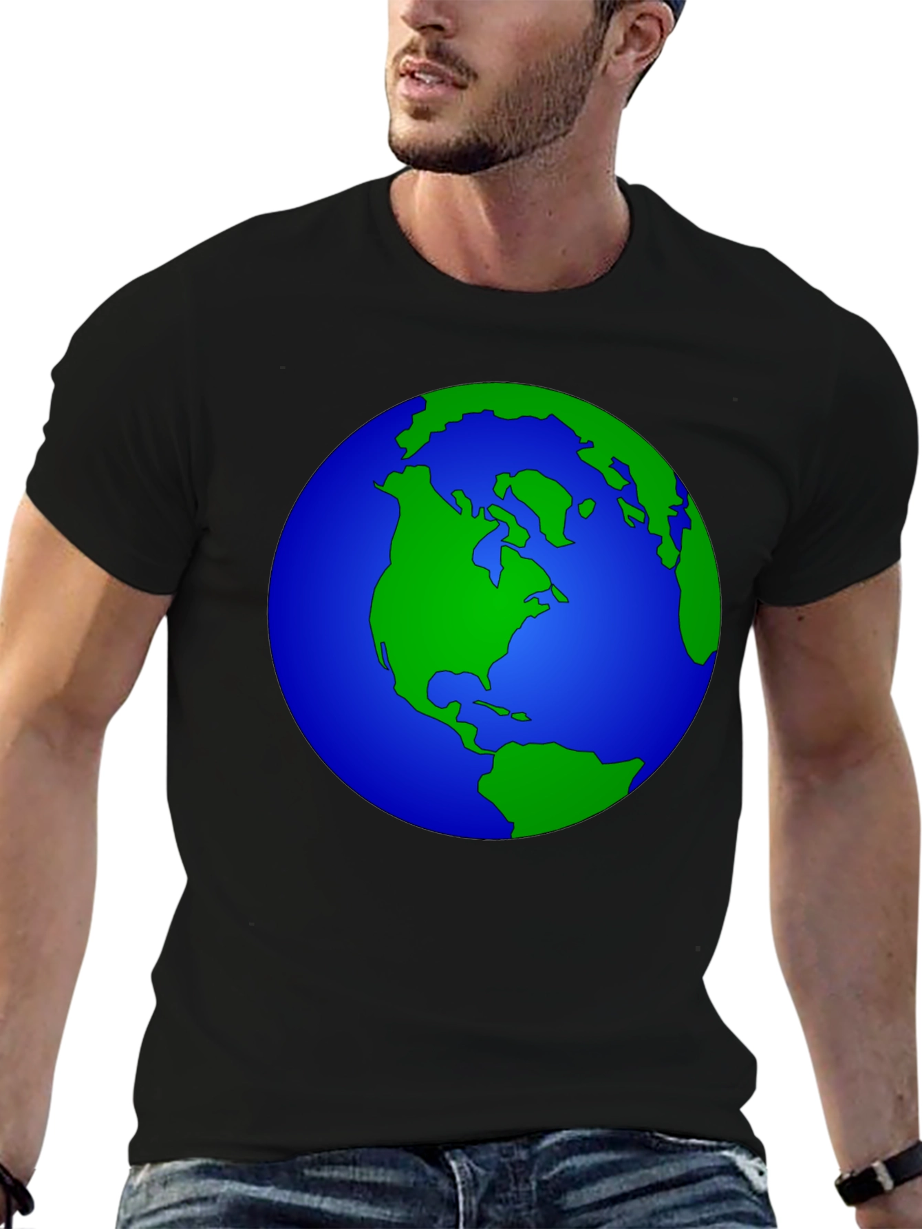 Earth Graphic Tee - Black