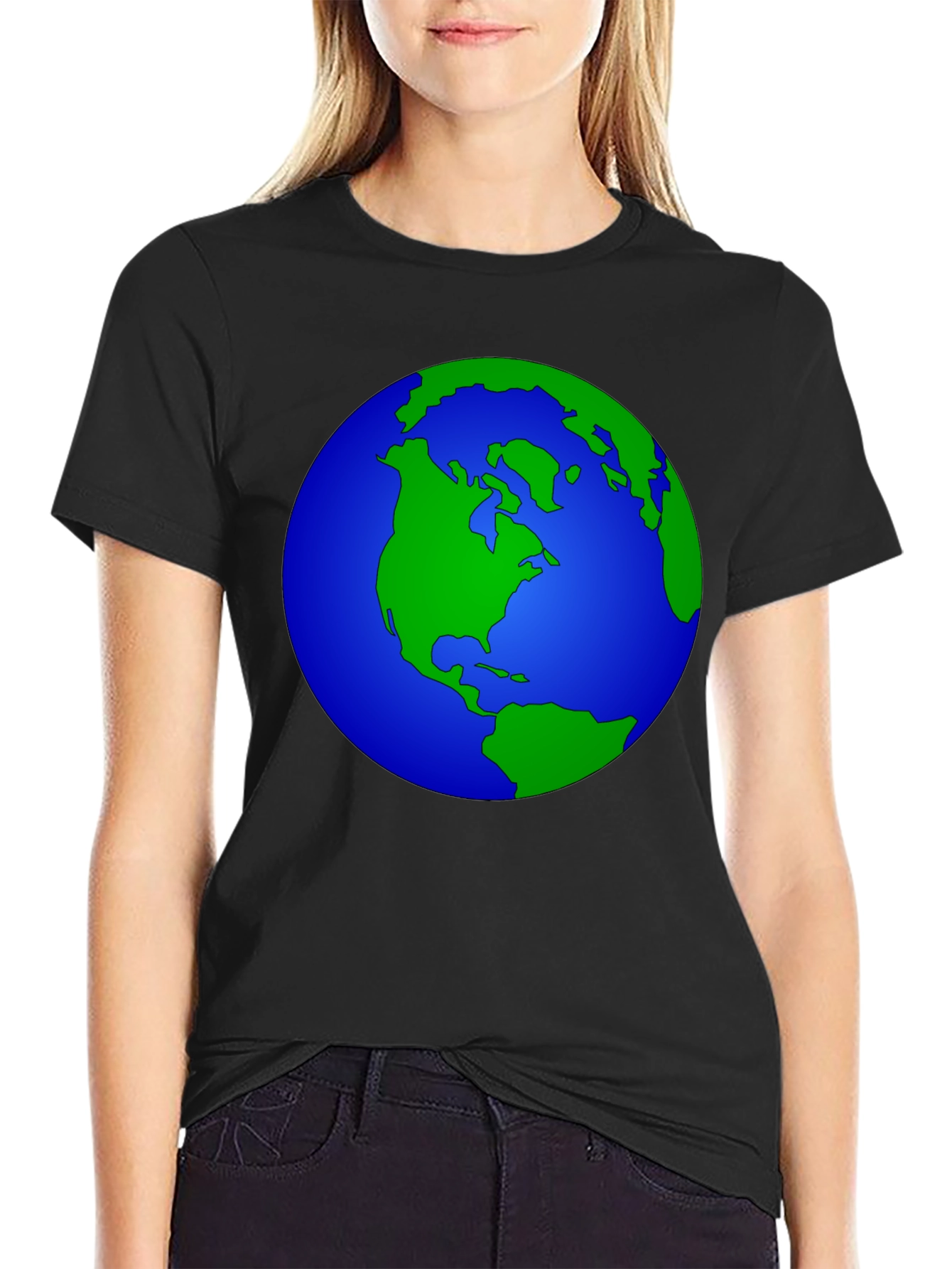 Earth Graphic Tee - Black