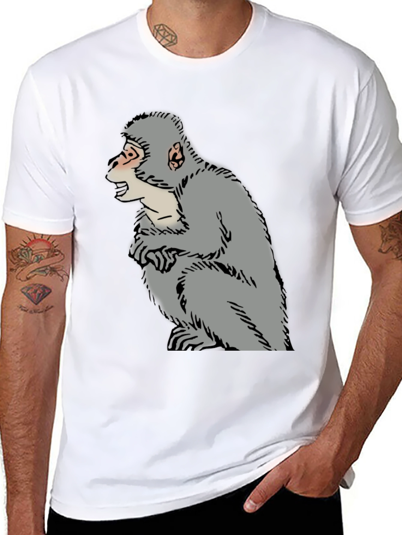 Monkey Graphic Tee - Fun & Unique T-Shirt