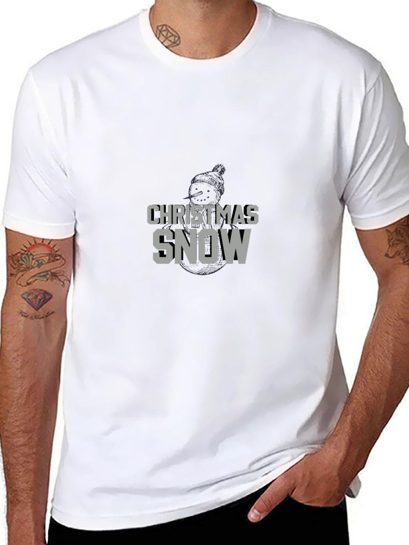 Christmas Snow T-Shirt - Festive Holiday Apparel