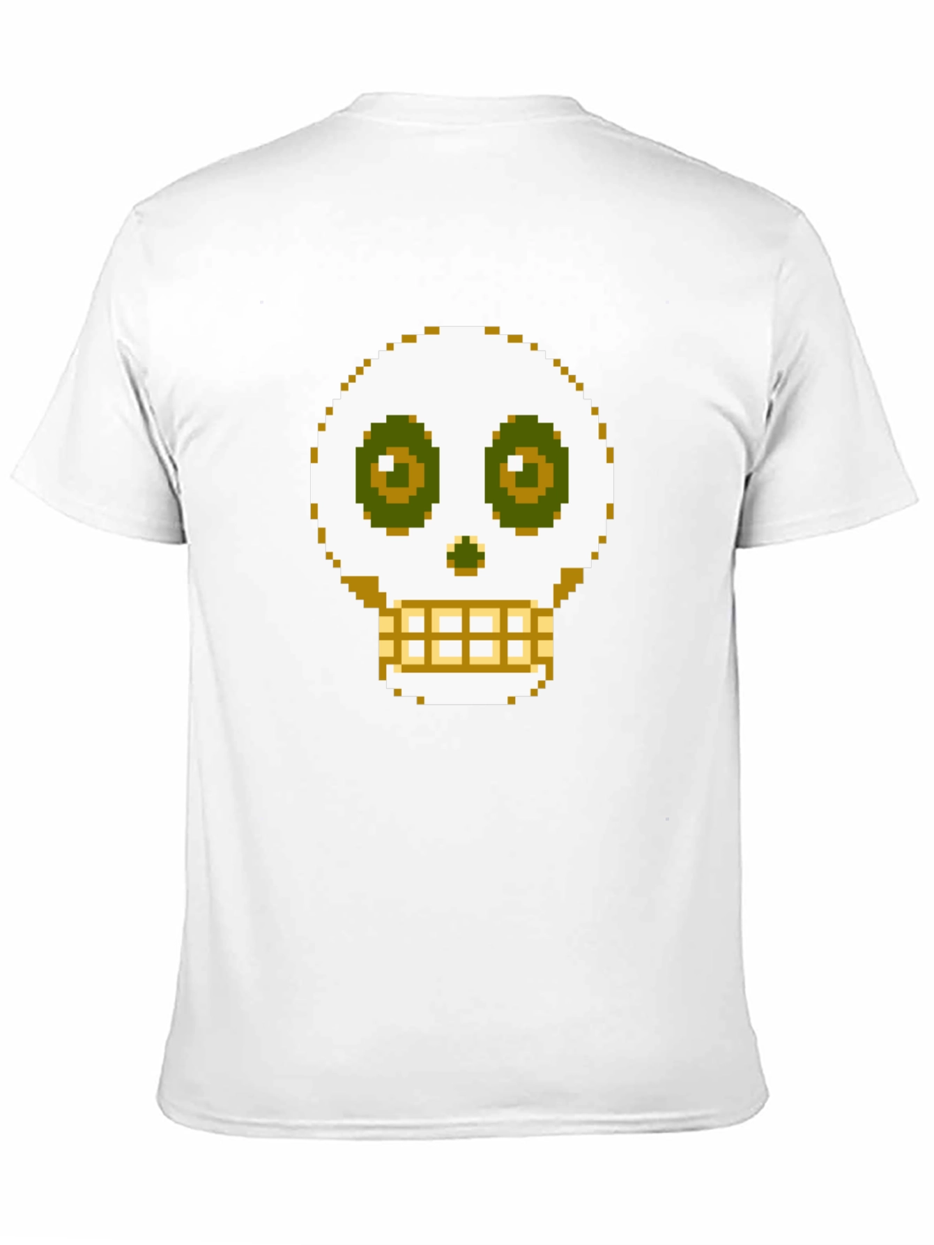 Pixel Skull Graphic Tee - Gamer Style Shirt