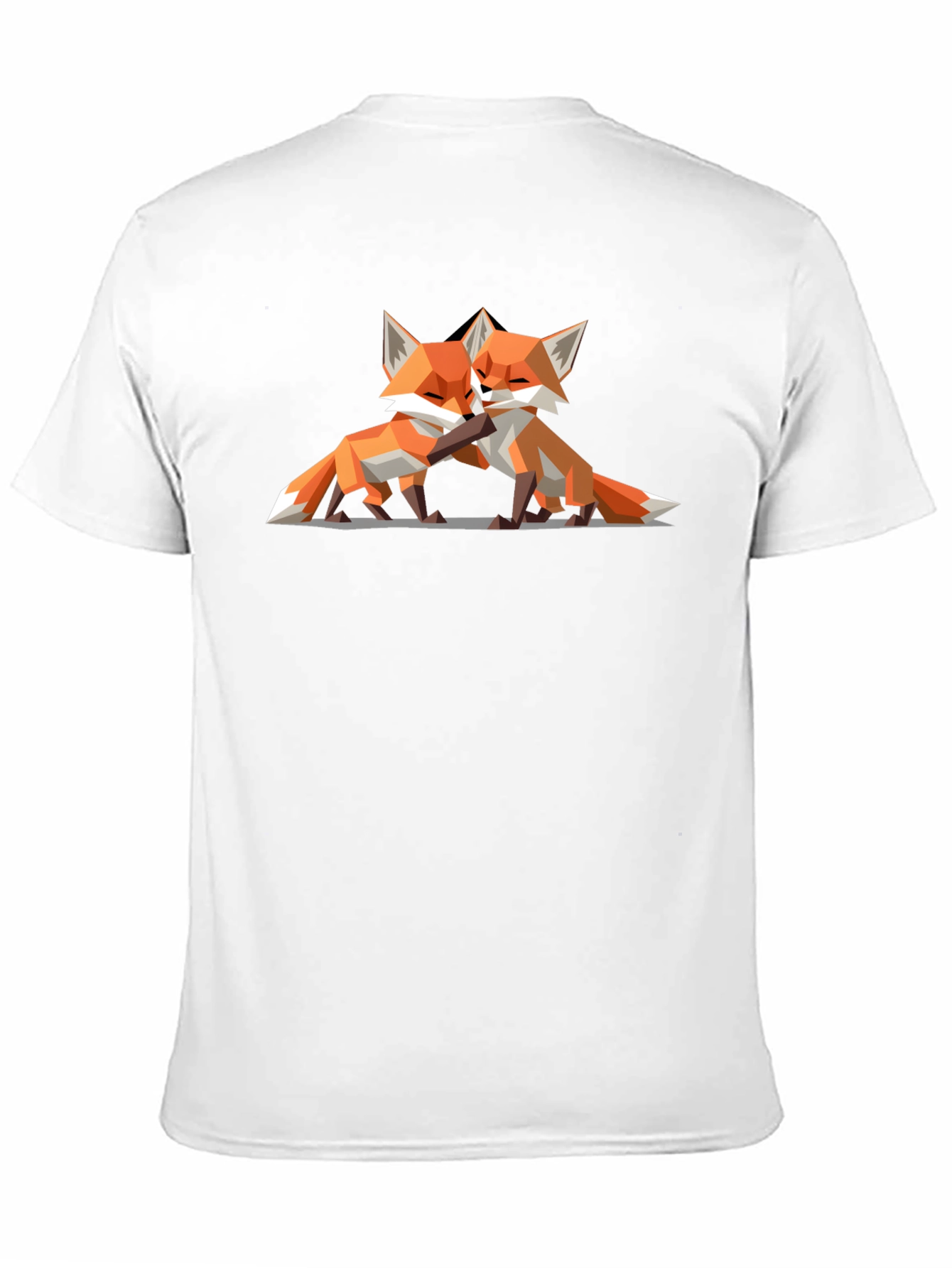 Geometric Fox T-Shirt - Modern Animal Lover Tee