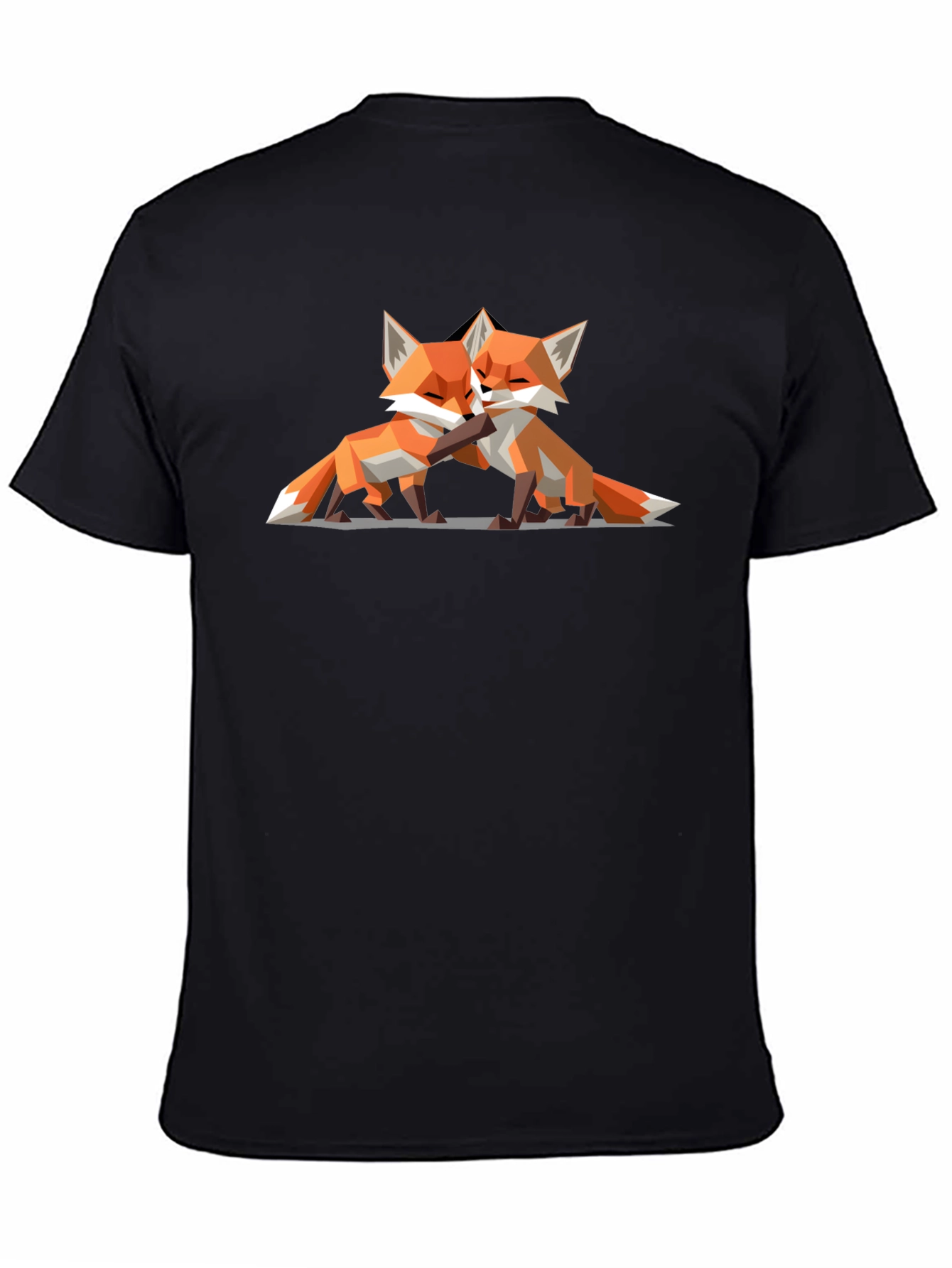 Geometric Fox T-Shirt - Modern Animal Lover Tee