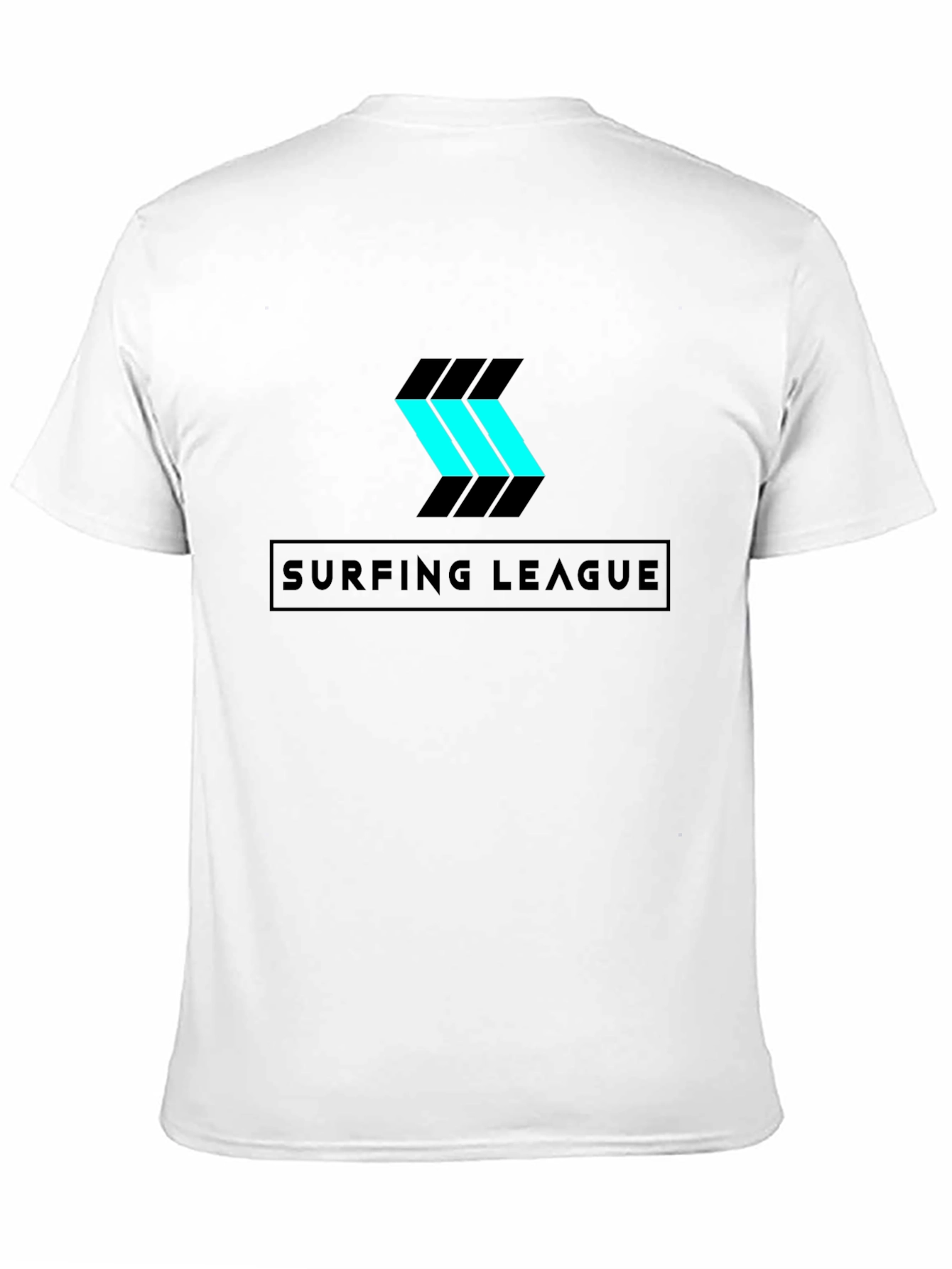 Surfing League Graphic T-Shirt - Sleek Black Tee