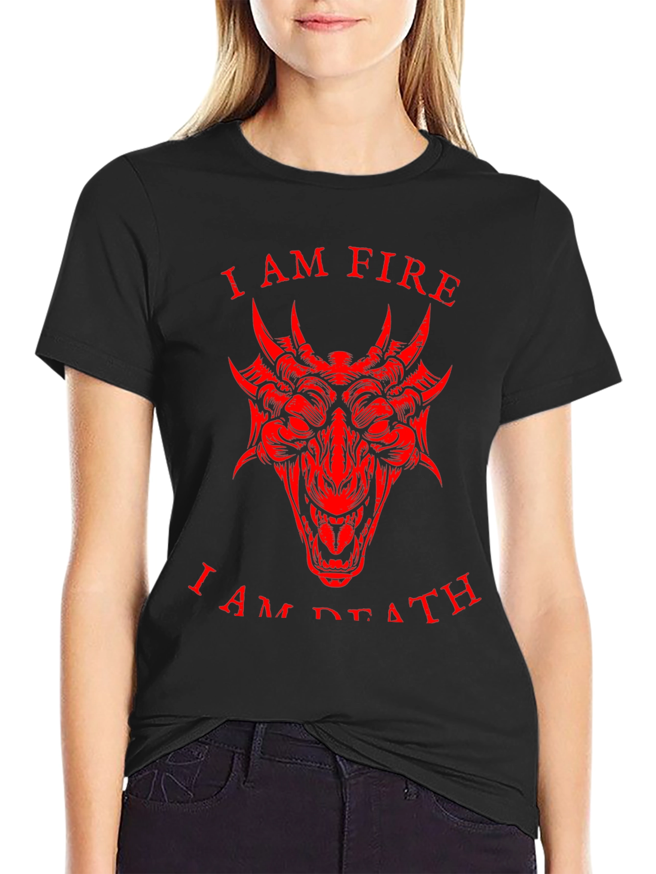 I Am Fire I Am Death Graphic Tee