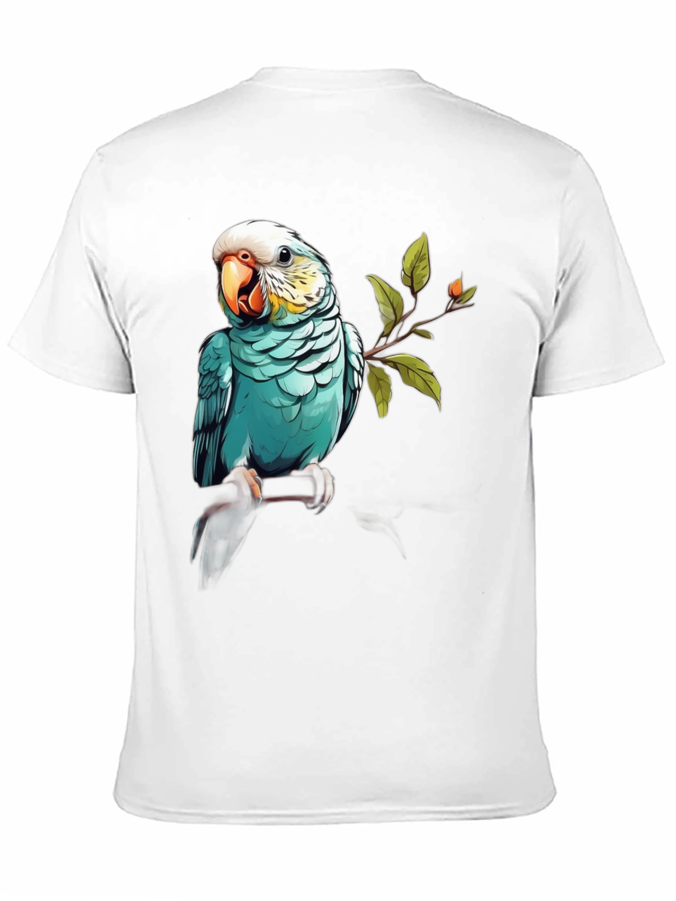 Parrot Graphic T-Shirt - Black Cotton Tee