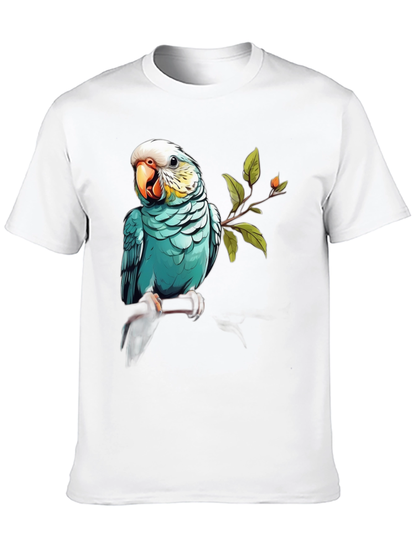 Parrot Graphic T-Shirt - Black Cotton Tee