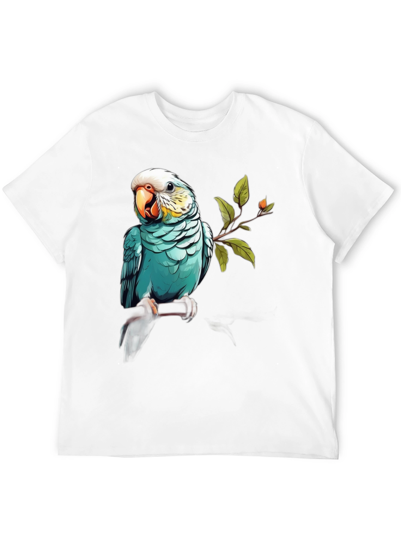 Parrot Graphic T-Shirt - Black Cotton Tee