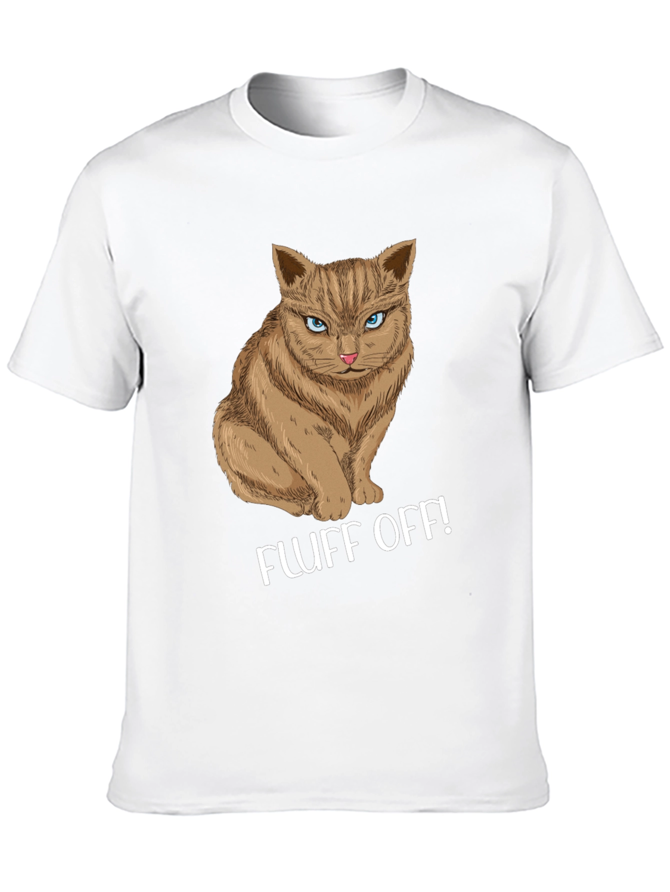 Fluff Off! Cat Graphic Tee