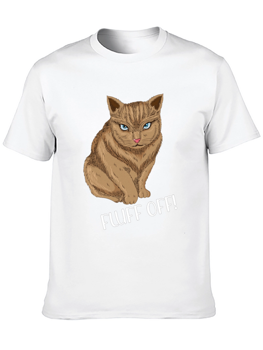 Fluff Off! Cat Graphic Tee