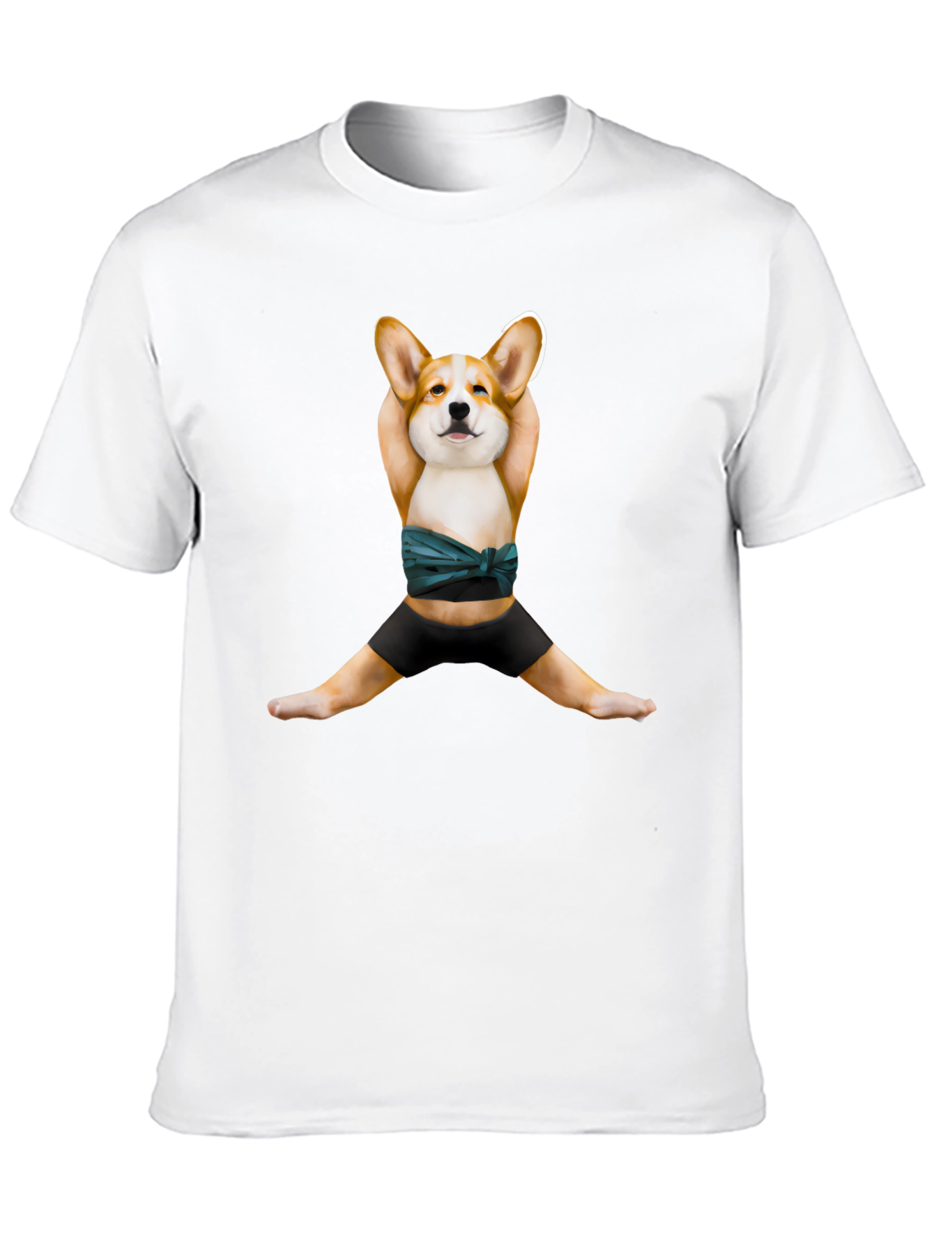 Yoga Corgi T-Shirt - Relaxed Fit