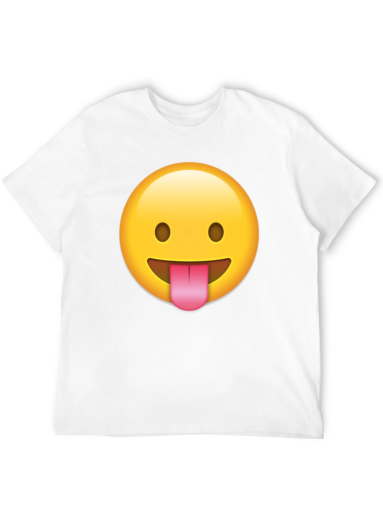 Emoji Tongue T-Shirt - Black
