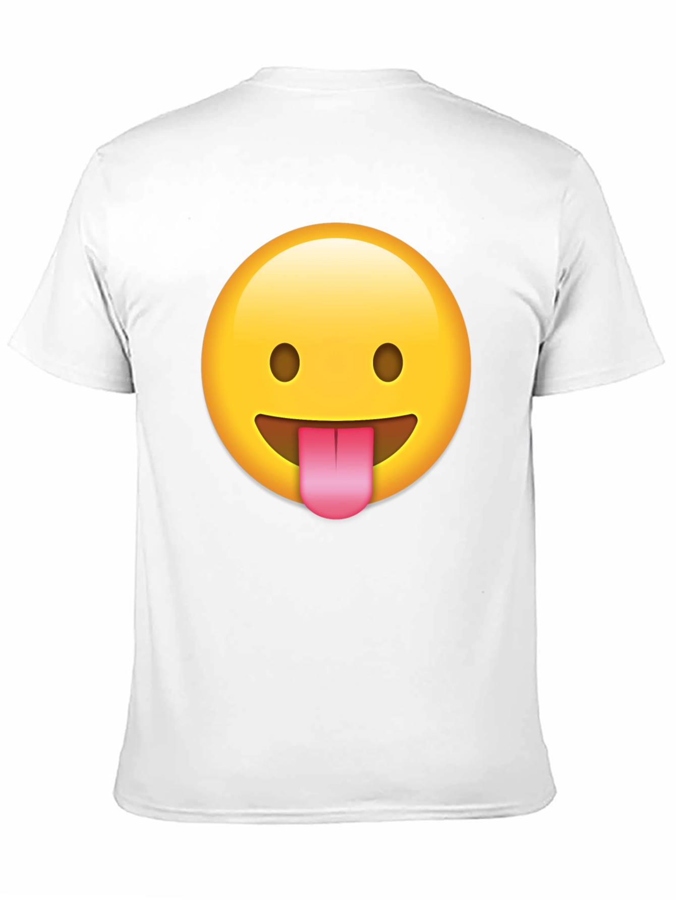 Emoji Tongue T-Shirt - Black