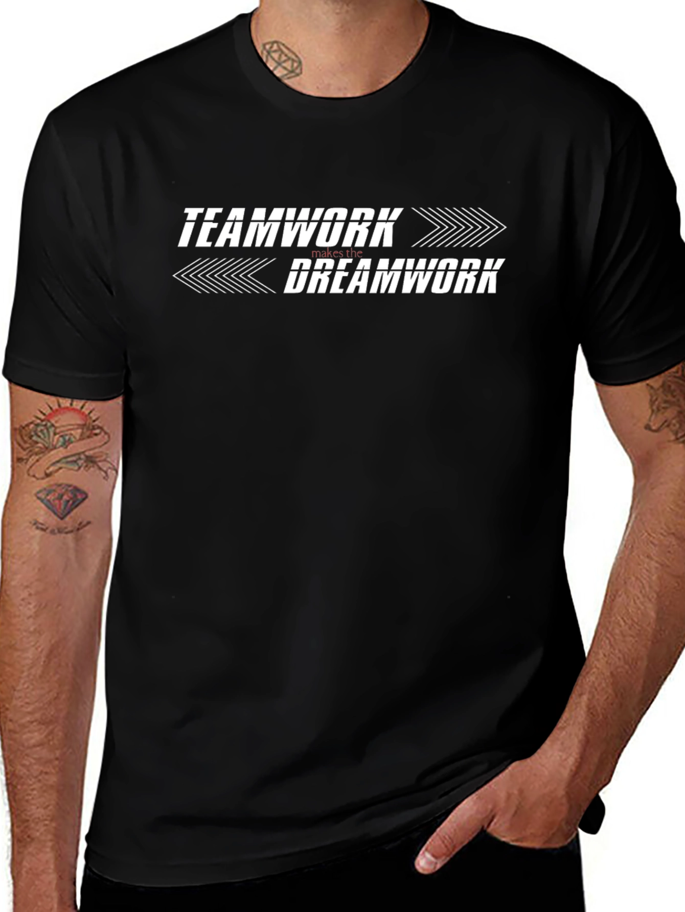 Teamwork Dreamwork Graphic T-Shirt