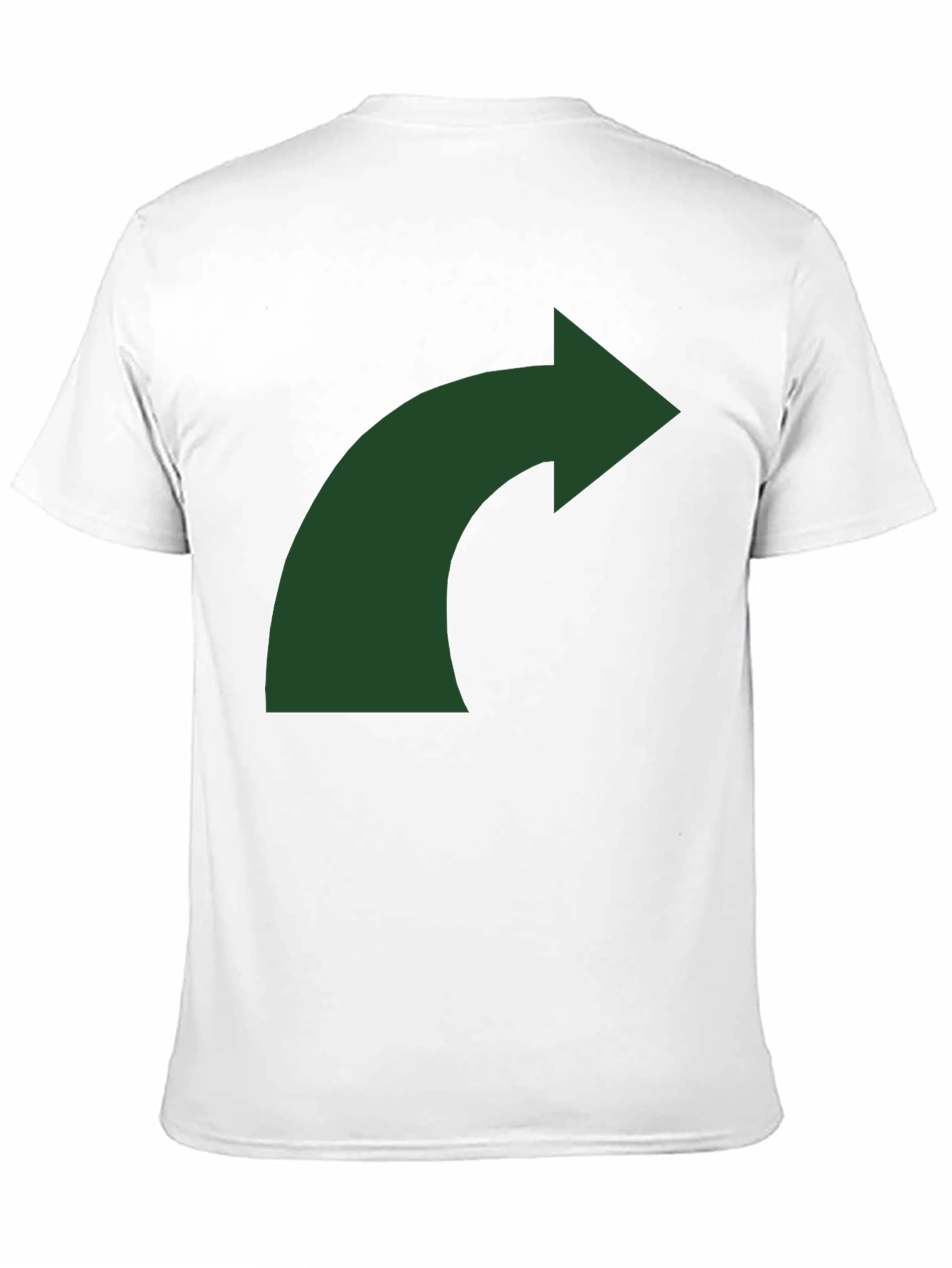 Curved Arrow Graphic T-Shirt - Mens Black Tee
