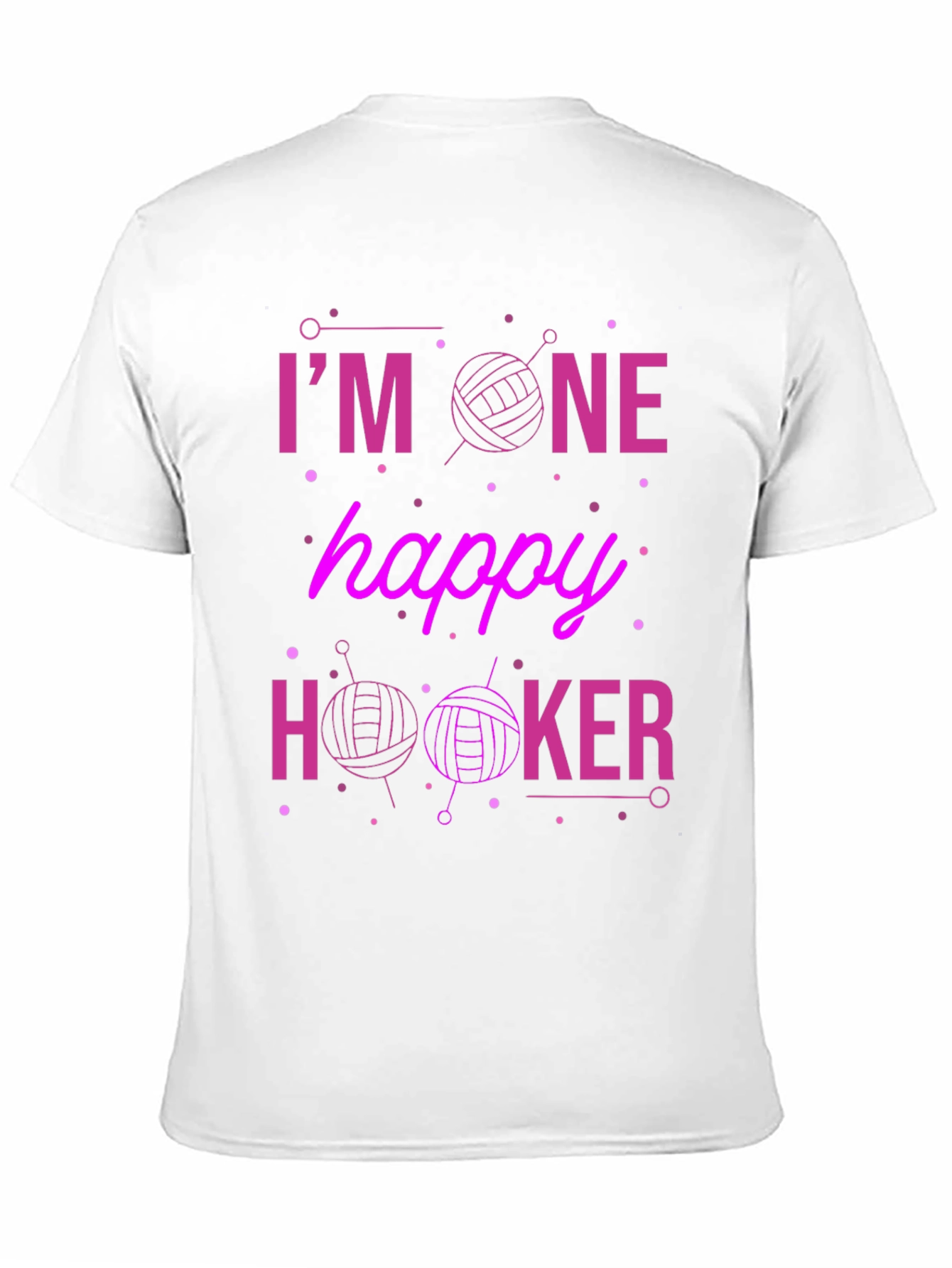 Im One Happy Hooker Black T-Shirt