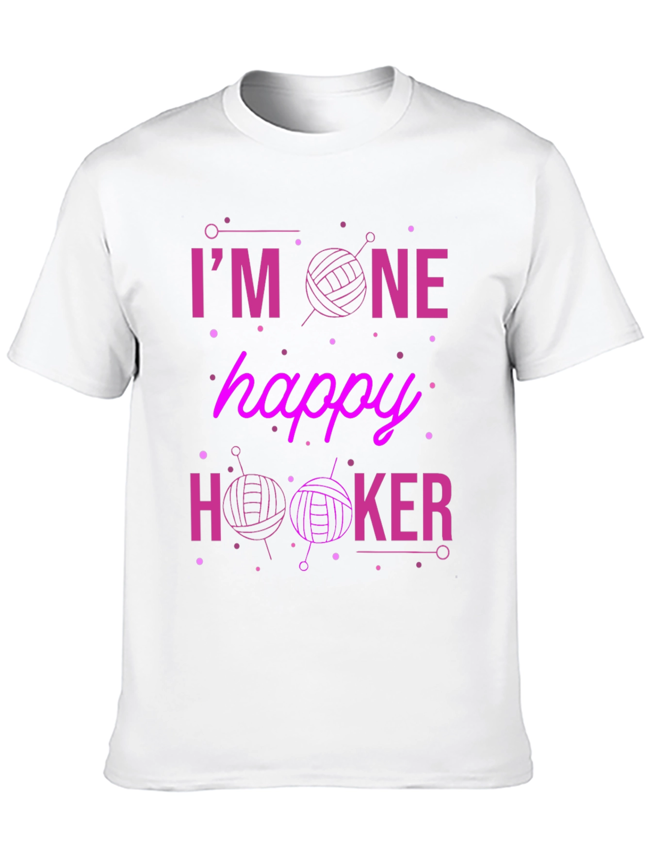 Im One Happy Hooker Black T-Shirt