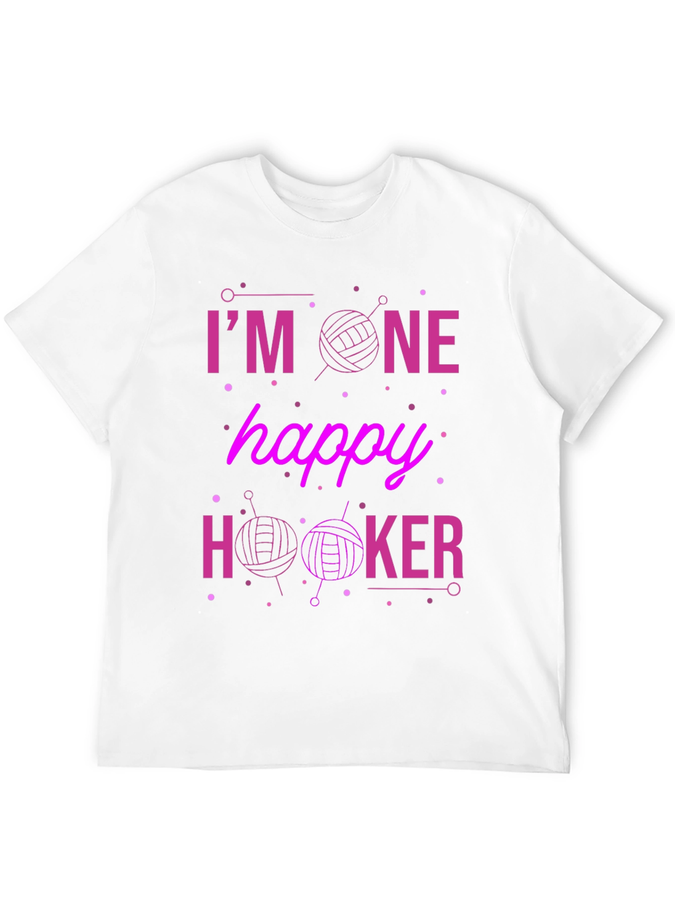 Im One Happy Hooker Black T-Shirt
