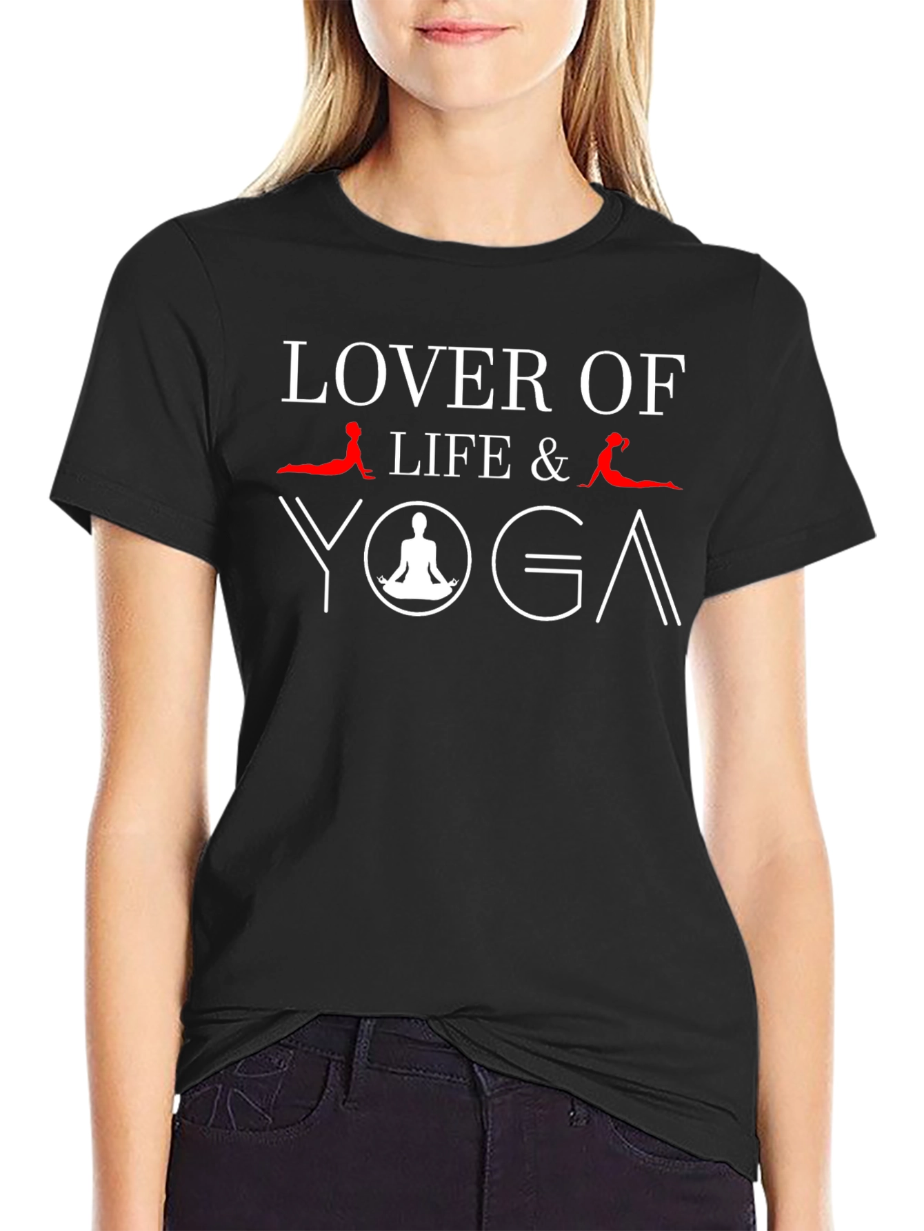 Lover of Life and Yoga Graphic T-Shirt