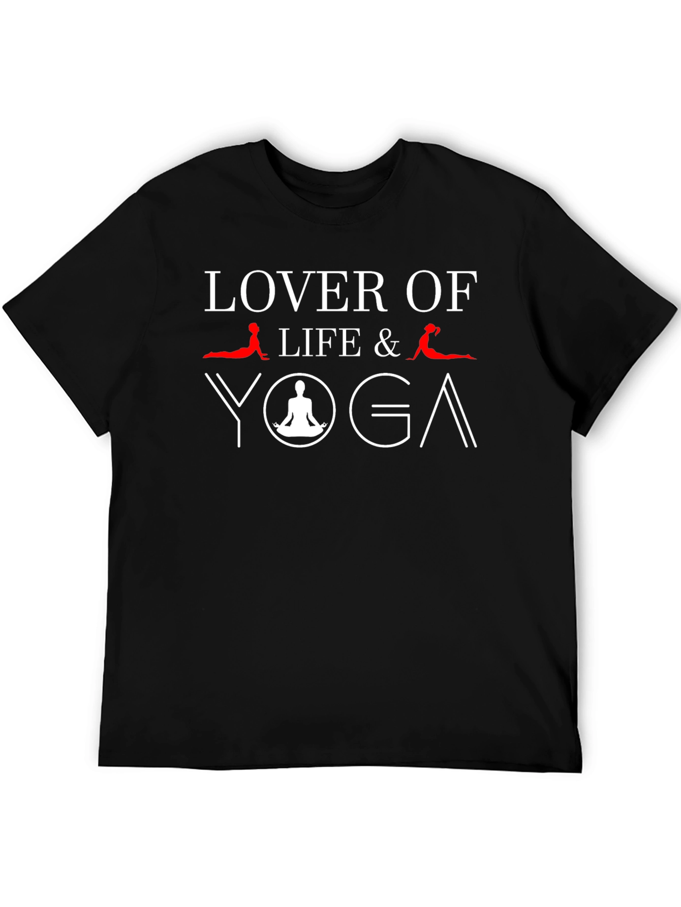 Lover of Life and Yoga Graphic T-Shirt
