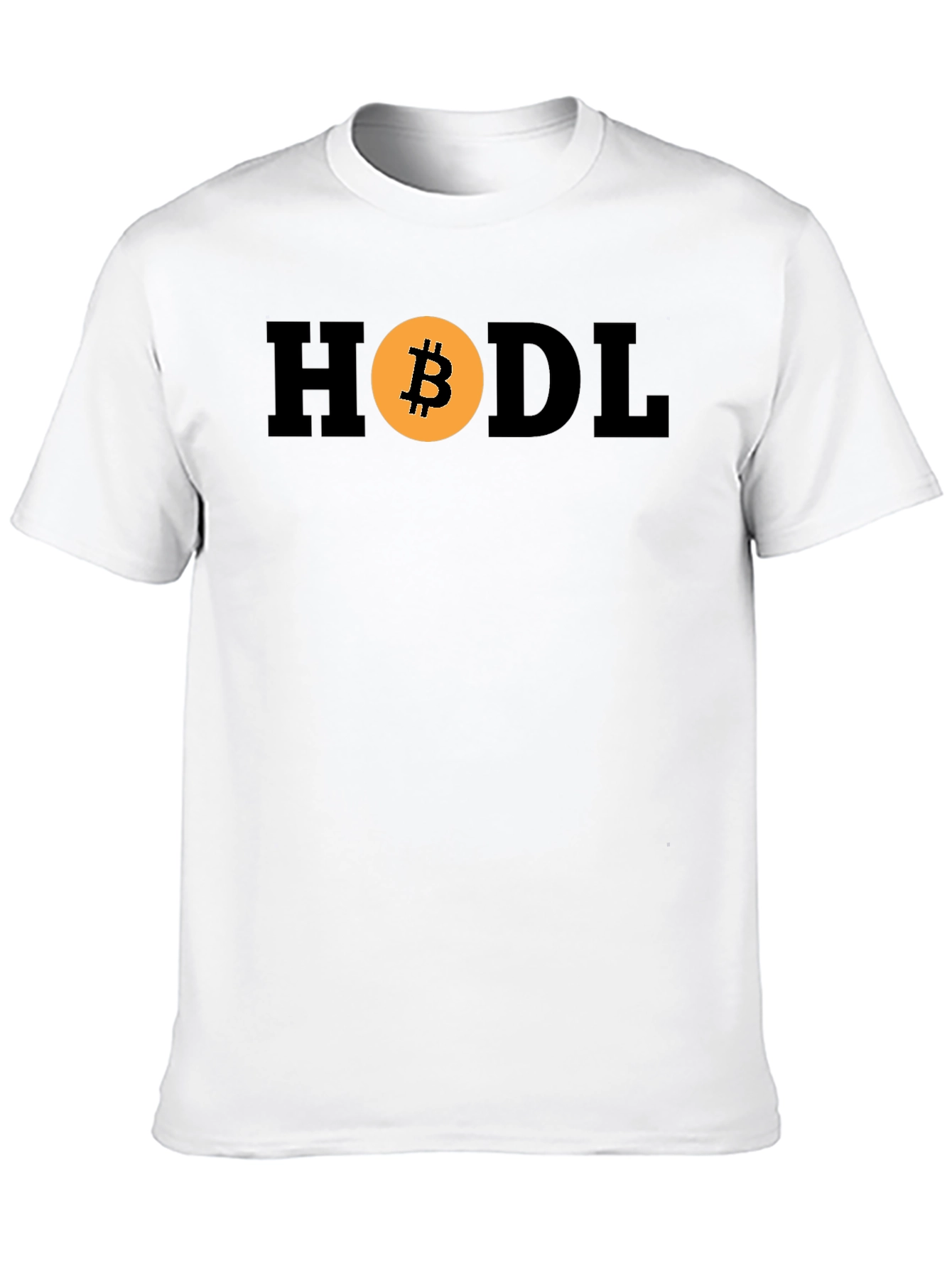 HODL Bitcoin Crypto T-Shirt - Black Cotton