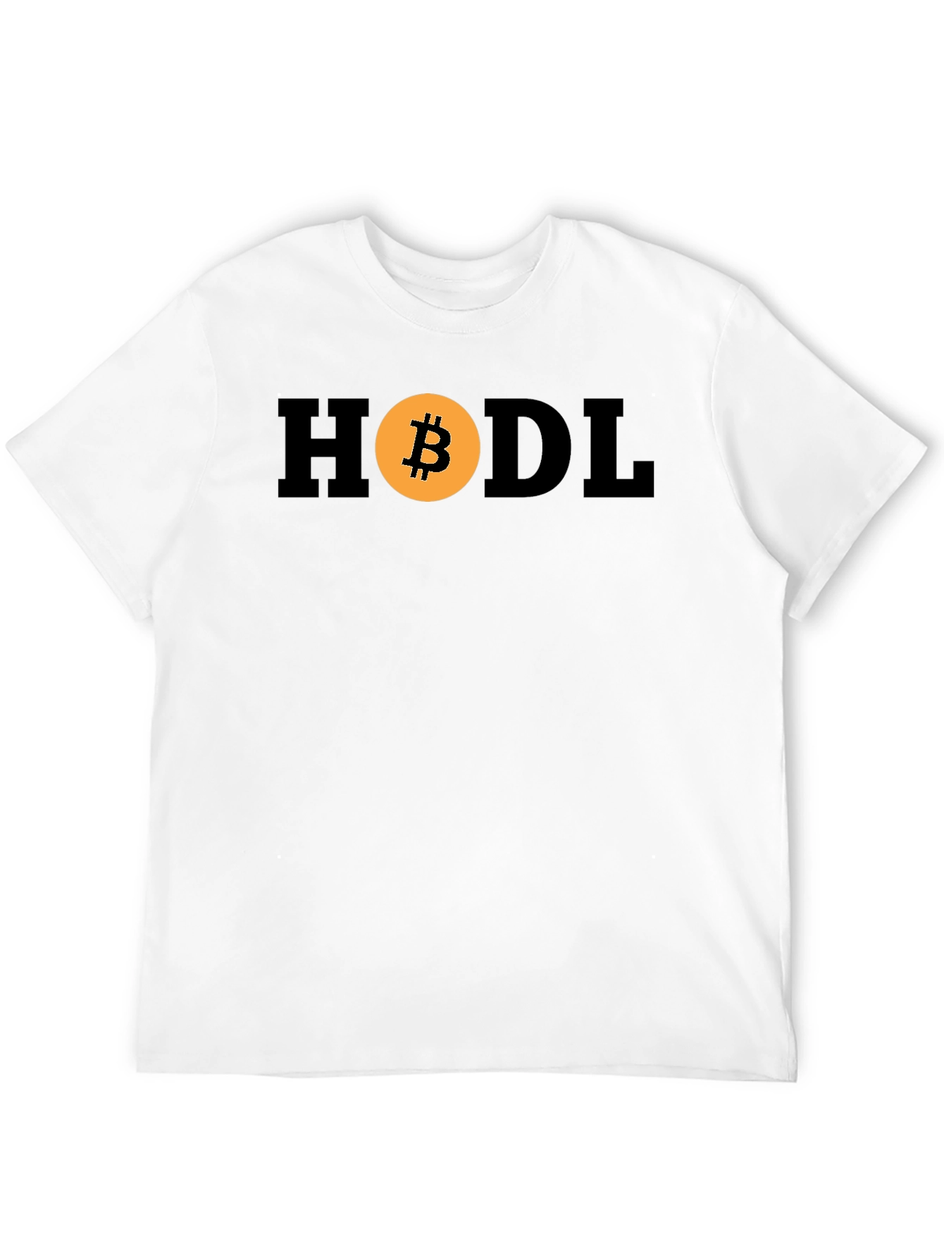 HODL Bitcoin Crypto T-Shirt - Black Cotton