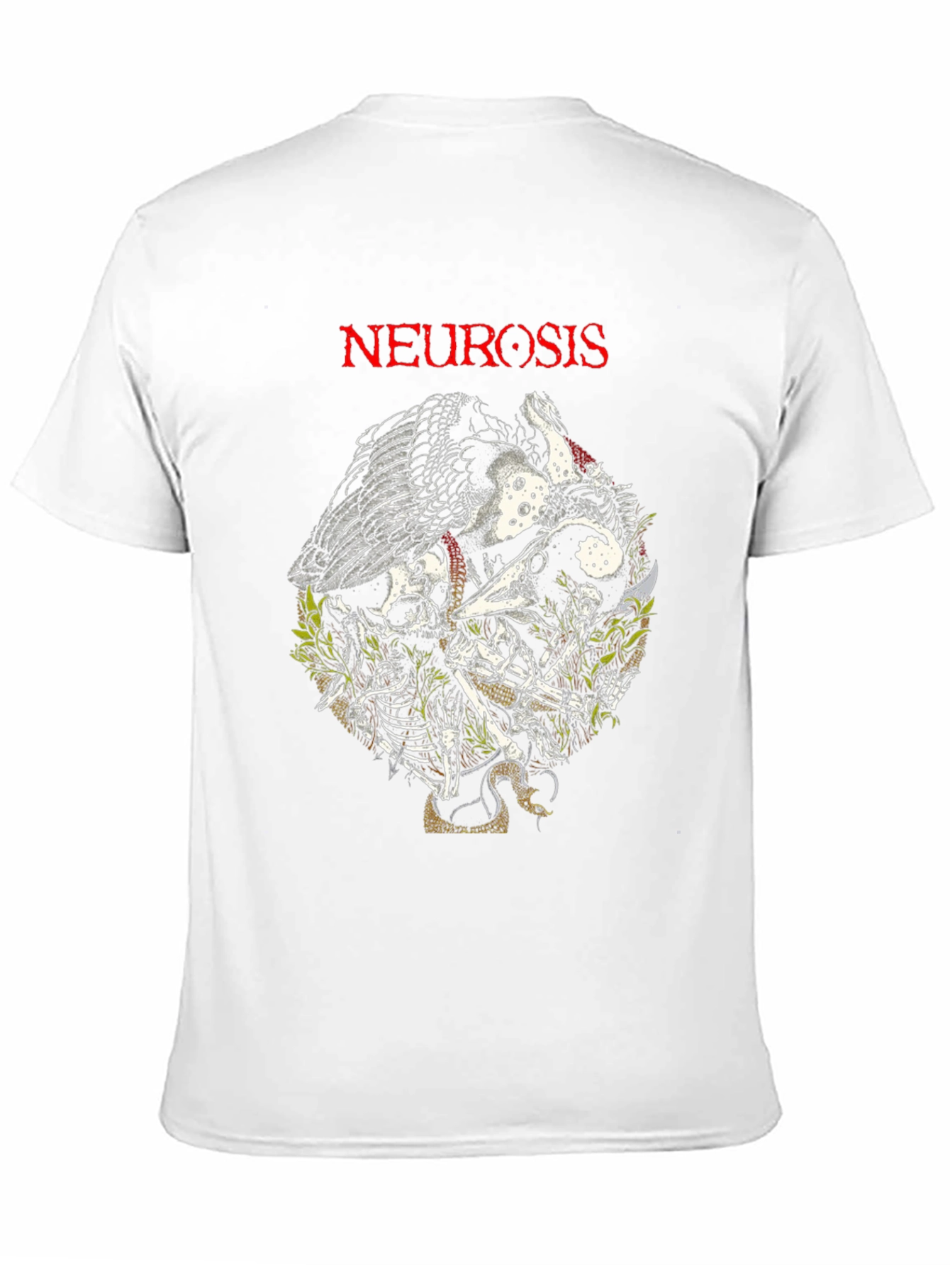 Neurosis T-Shirt - Skull & Snake Design
