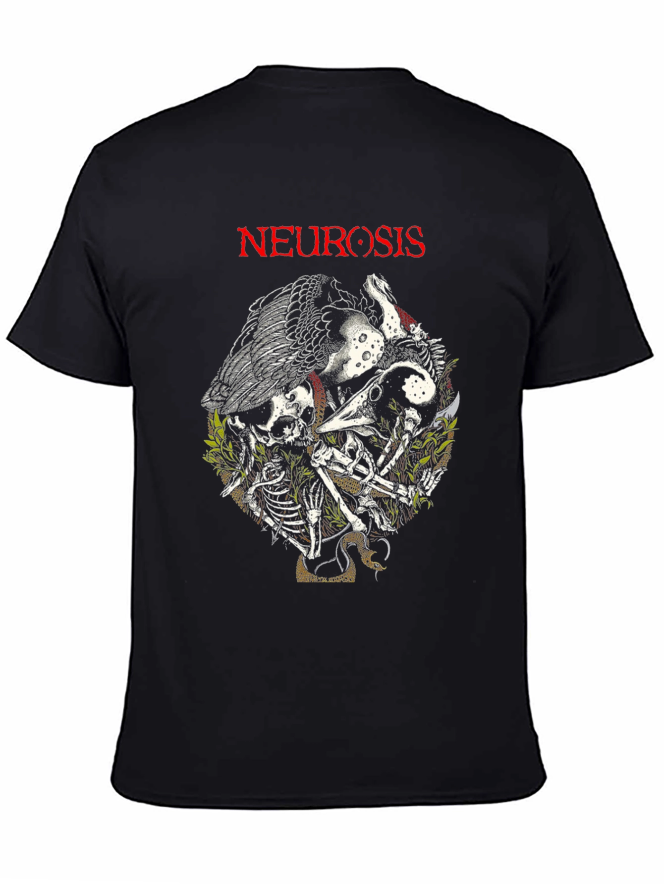 Neurosis T-Shirt - Skull & Snake Design