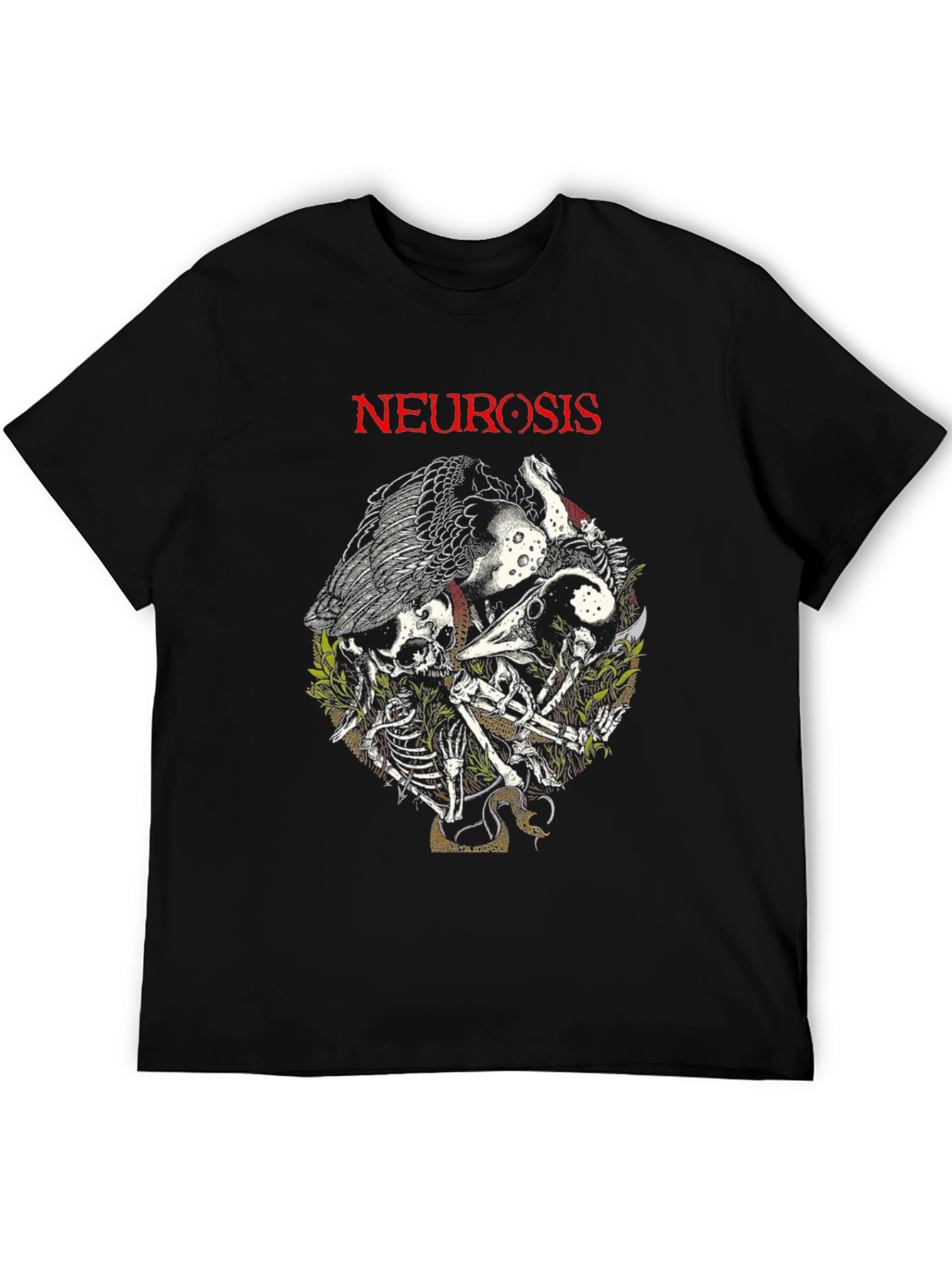 Neurosis T-Shirt - Skull & Snake Design