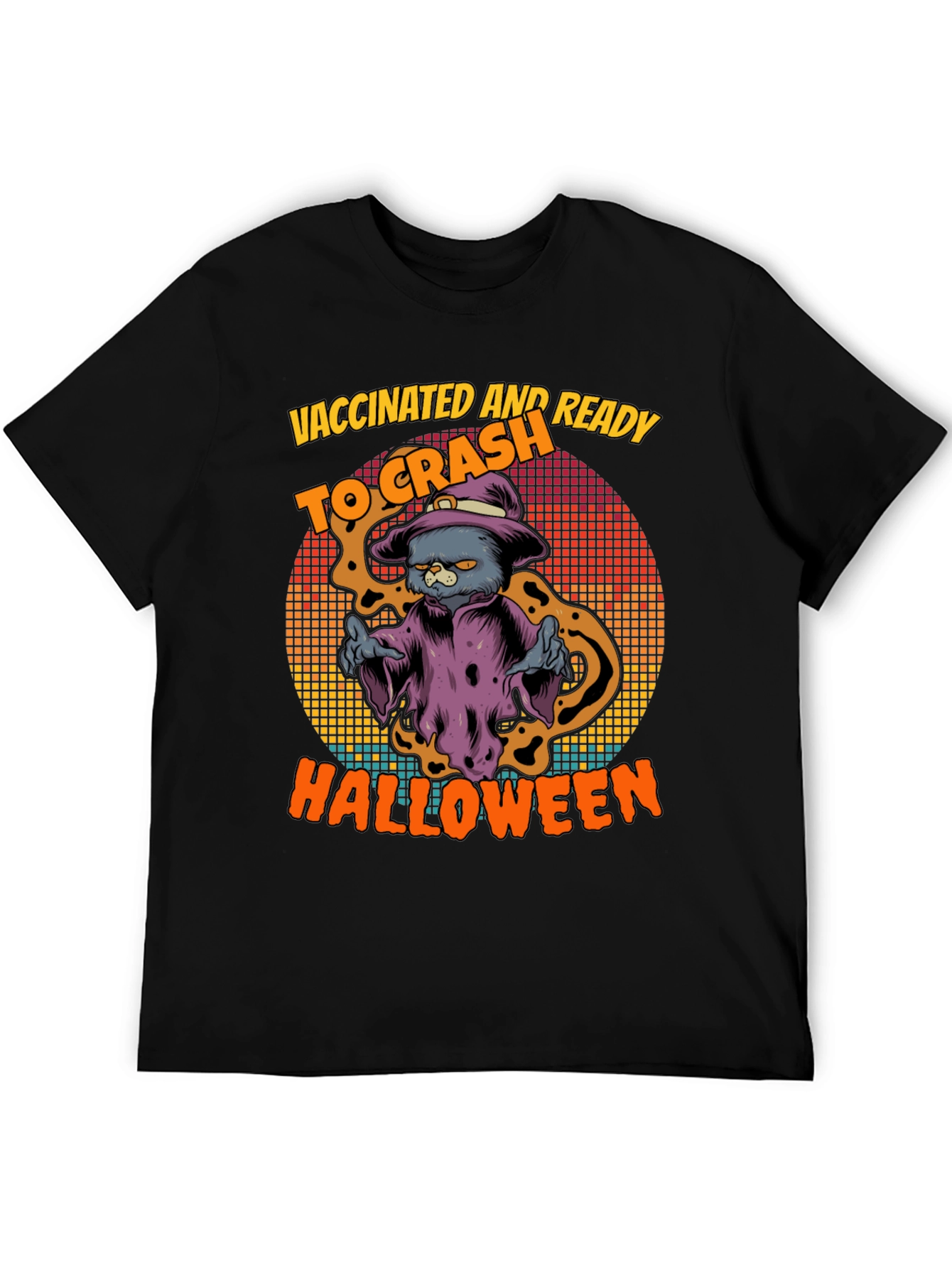 Vaccinated & Ready to Crash Halloween T-Shirt