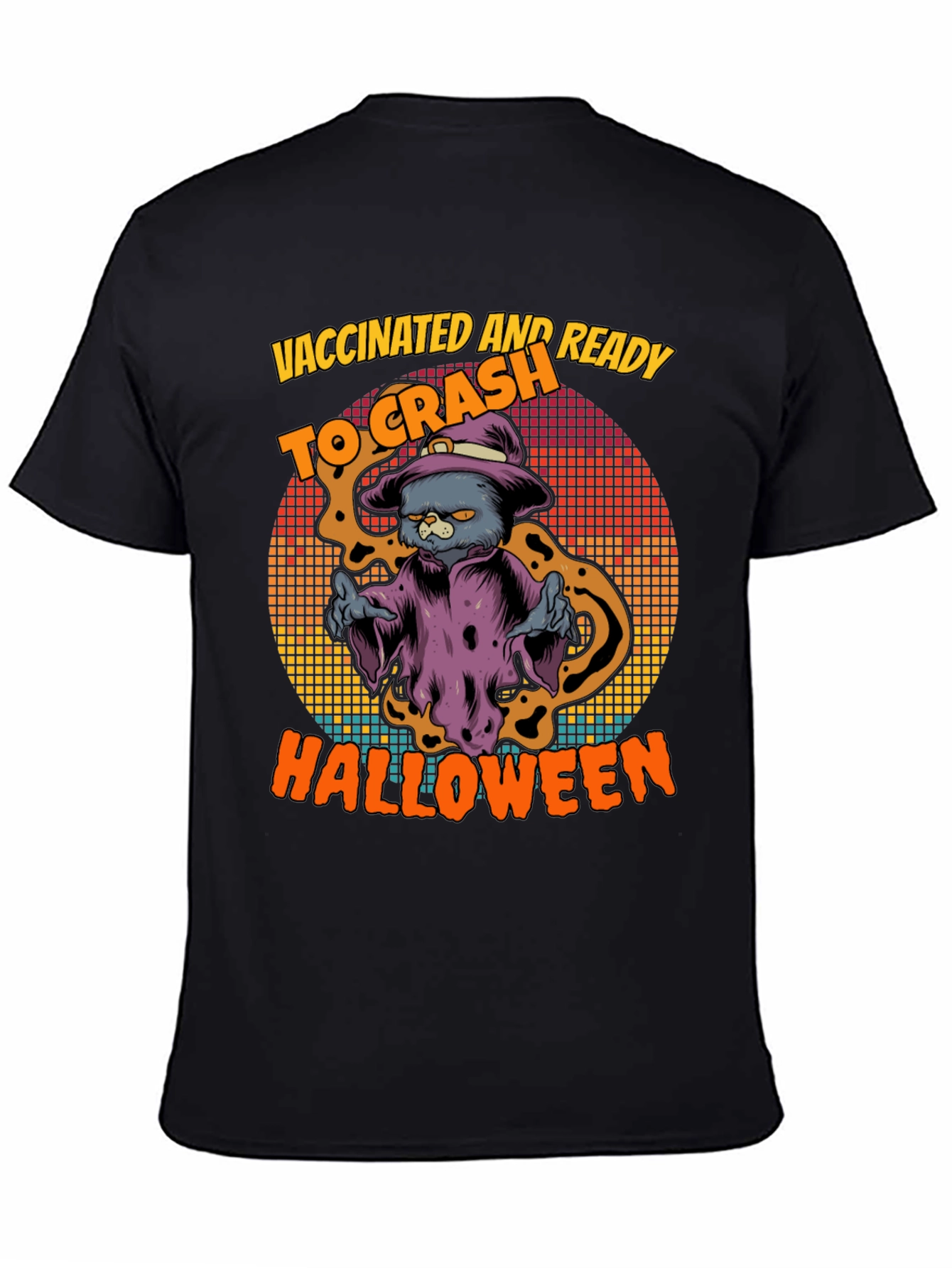 Vaccinated & Ready to Crash Halloween T-Shirt