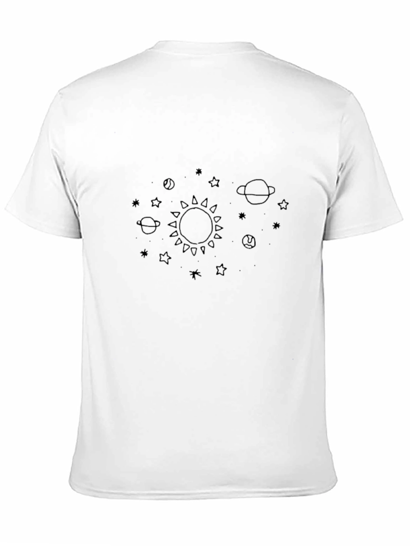 Space Graphic Black T-Shirt