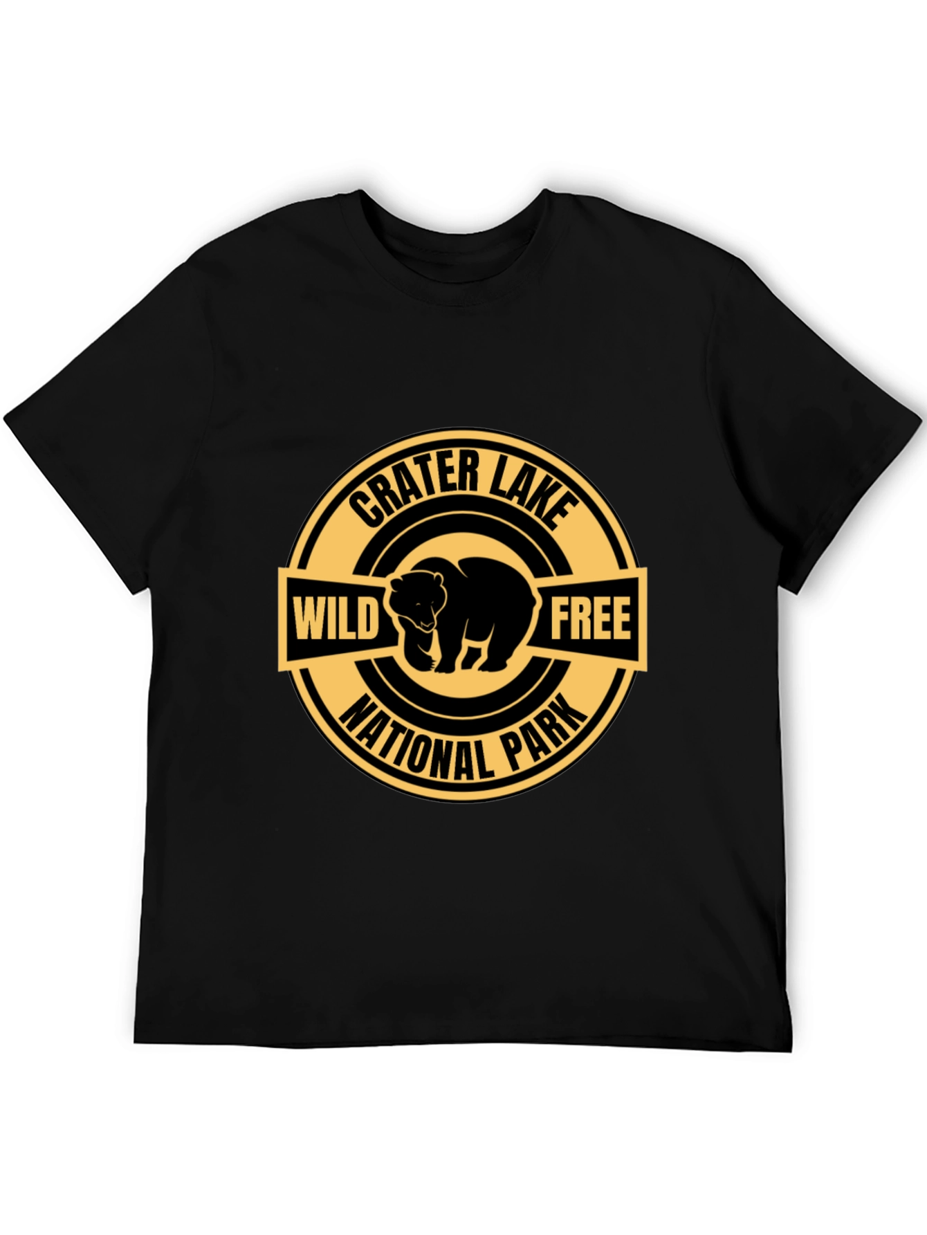 Crater Lake National Park Wild and Free Bear T-Shirt