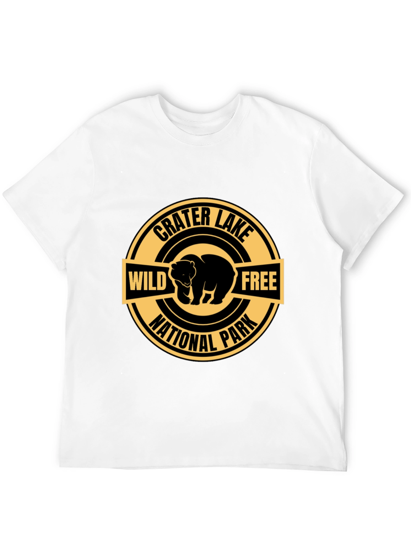 Crater Lake National Park Wild and Free Bear T-Shirt
