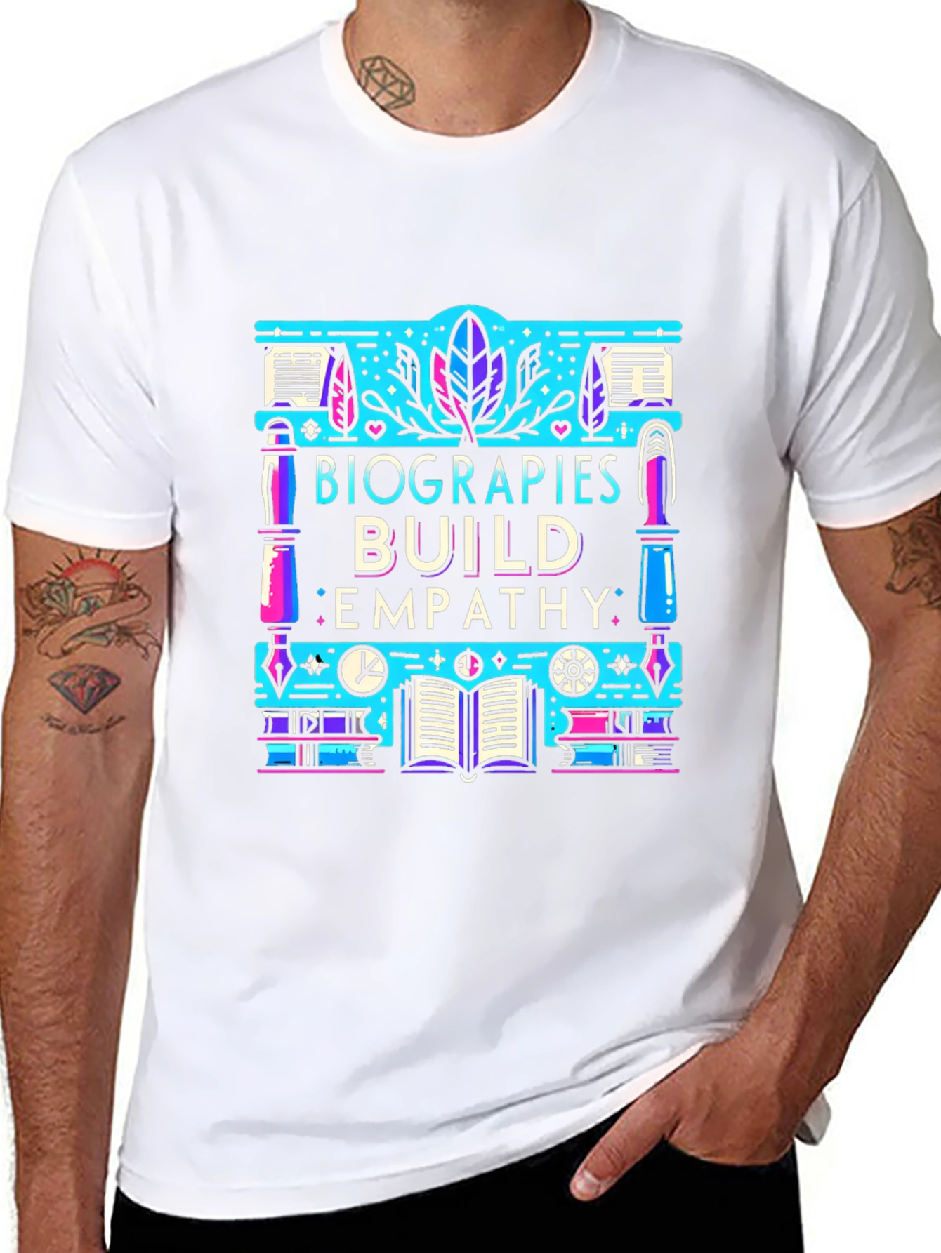 Biographies Build Empathy Graphic T-Shirt